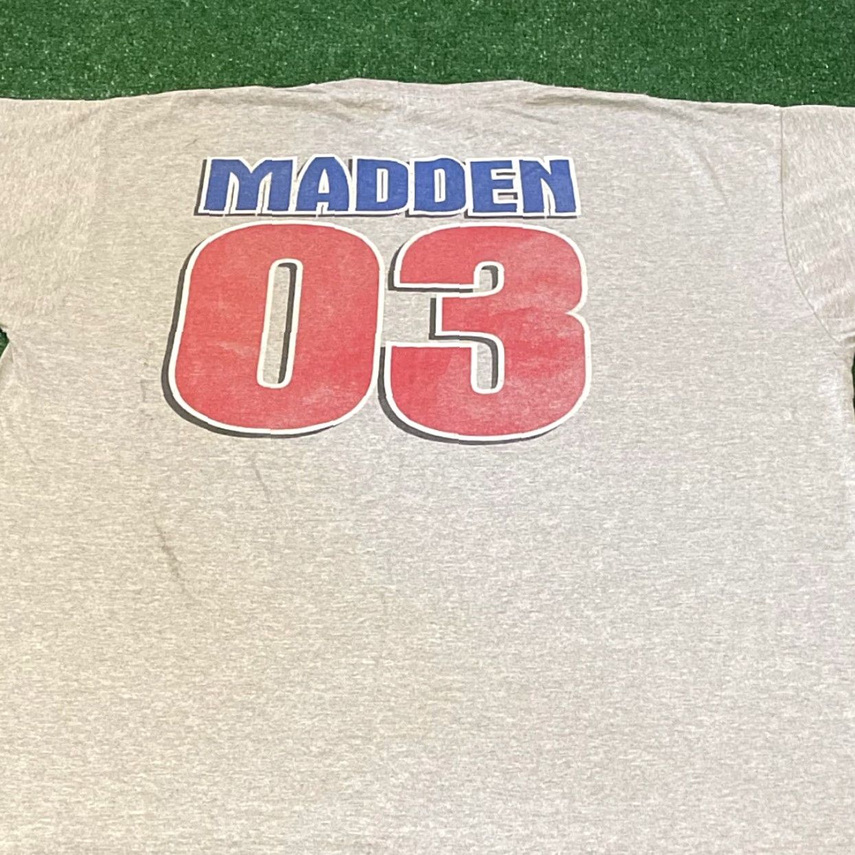 Reebok VINTAGE 90s NFL Madden 2003 Nintendo EA Sports Video Game Promo Shirt XL Gray Mens Size US XL / EU 56 / 4 - 2 Thumbnail