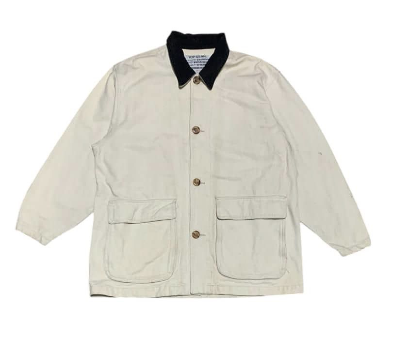 Japanese Brand Vintage Duck Canvas Chore Jacket By Top Gear Size US M / EU 48-50 / 2 - 1 Thumbnail