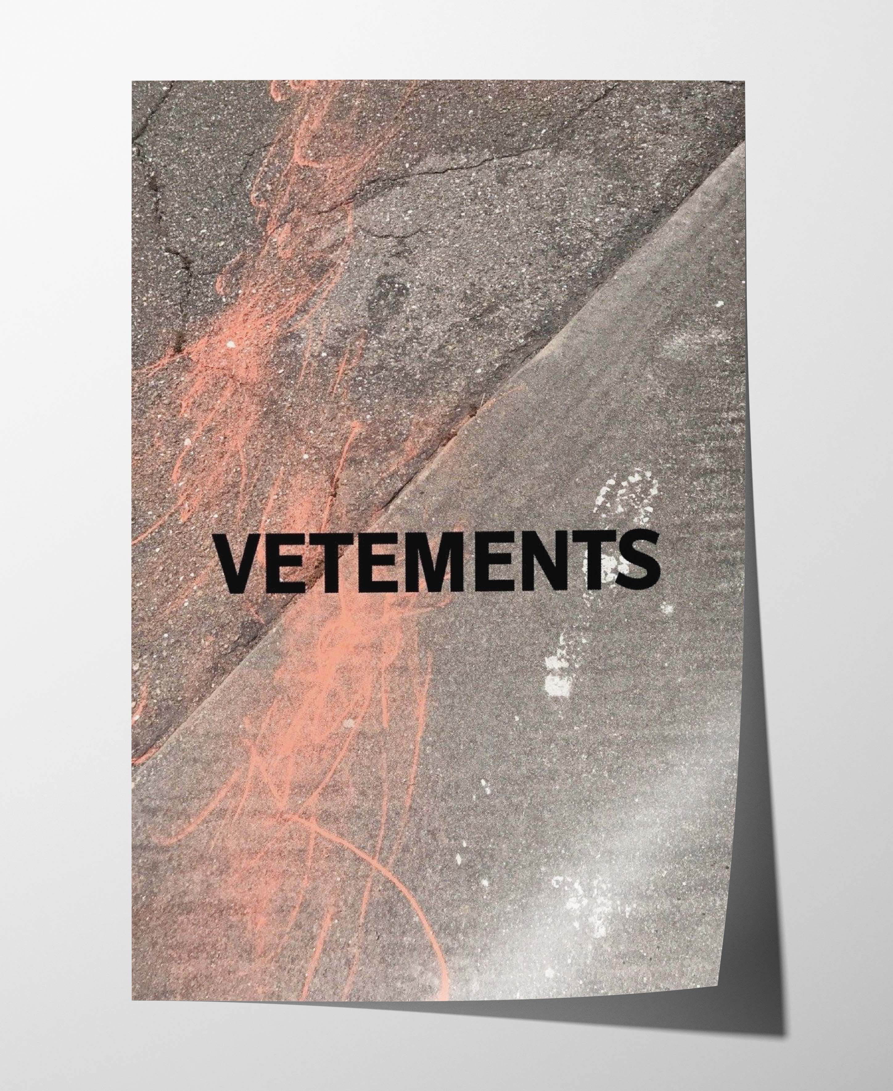 Vetements Vetements Poster Gift Vintage Archive Book Magazine Logo Size ONE SIZE - 1 Thumbnail