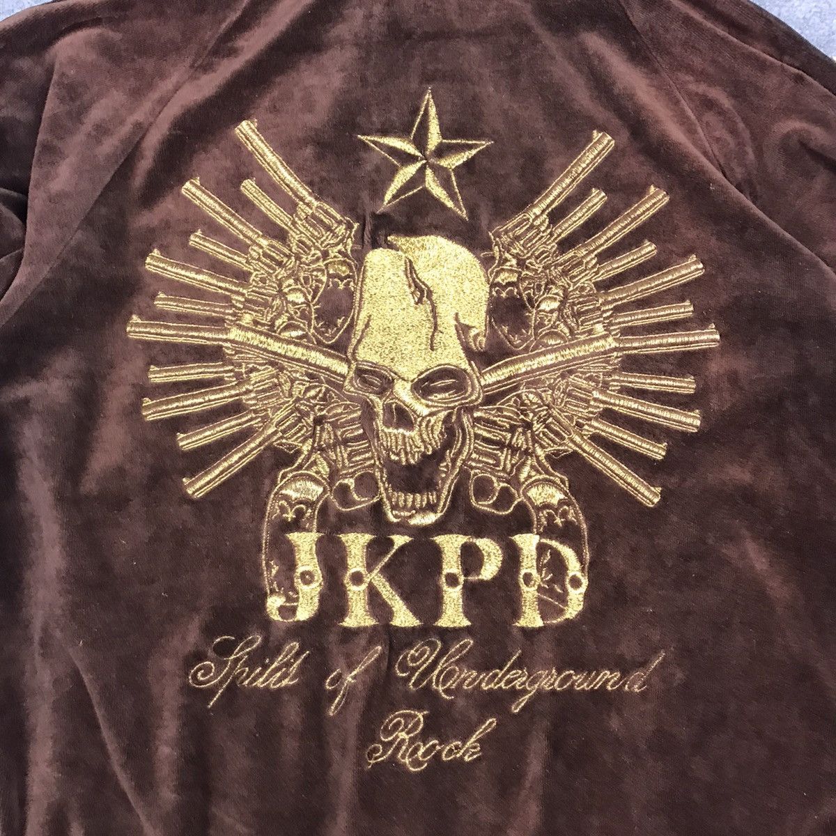 Japanese Brand JKPD ROCK EMBROIDERY DESIGN FULL ZIPPER HOODIES JACKET Size US S / EU 44-46 / 1 - 7 Thumbnail