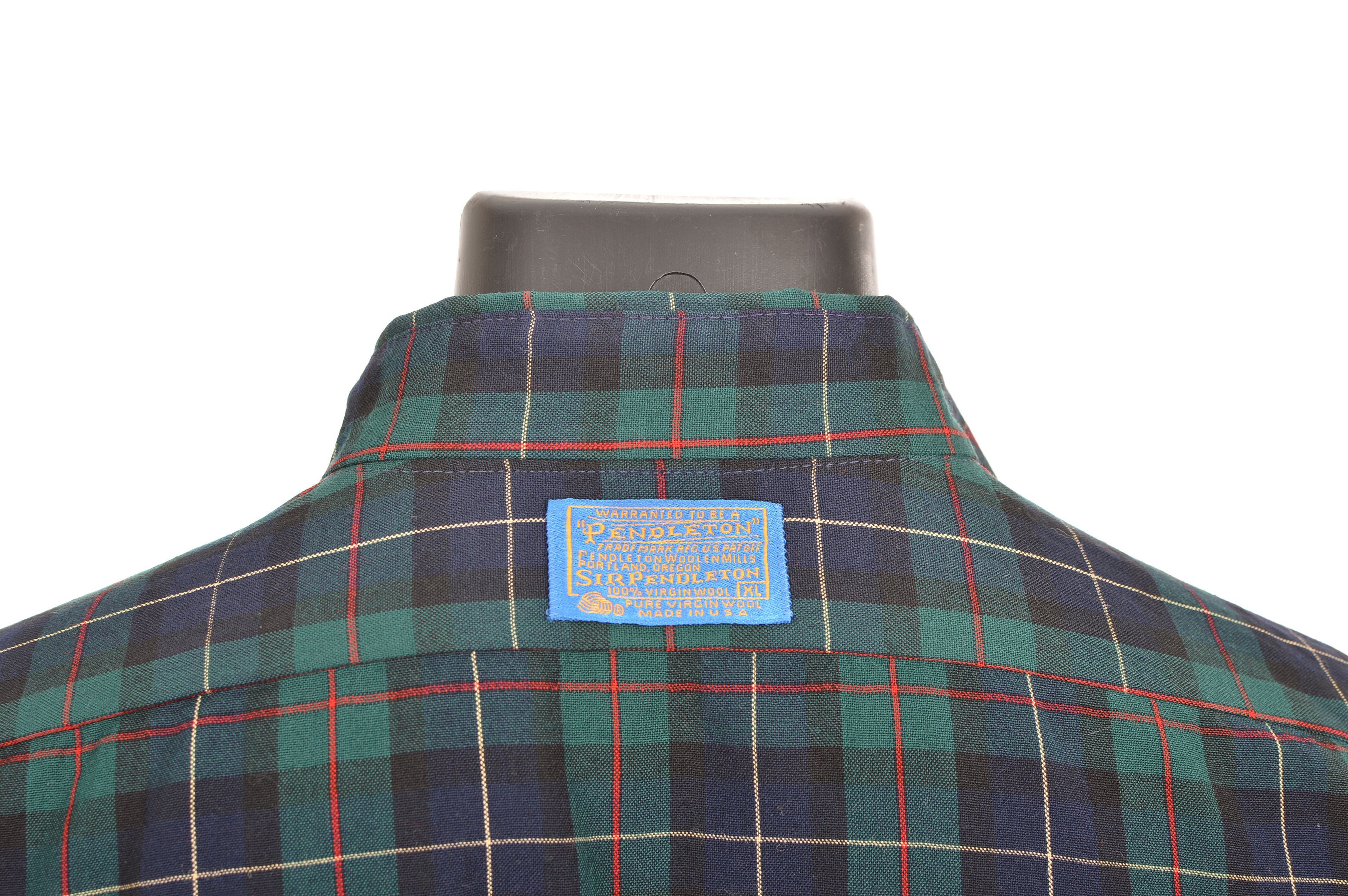 Pendleton DDP Pendleton Vintage Wool Check Plaid Button Shirt Size US XL / EU 56 / 4 - 5 Thumbnail