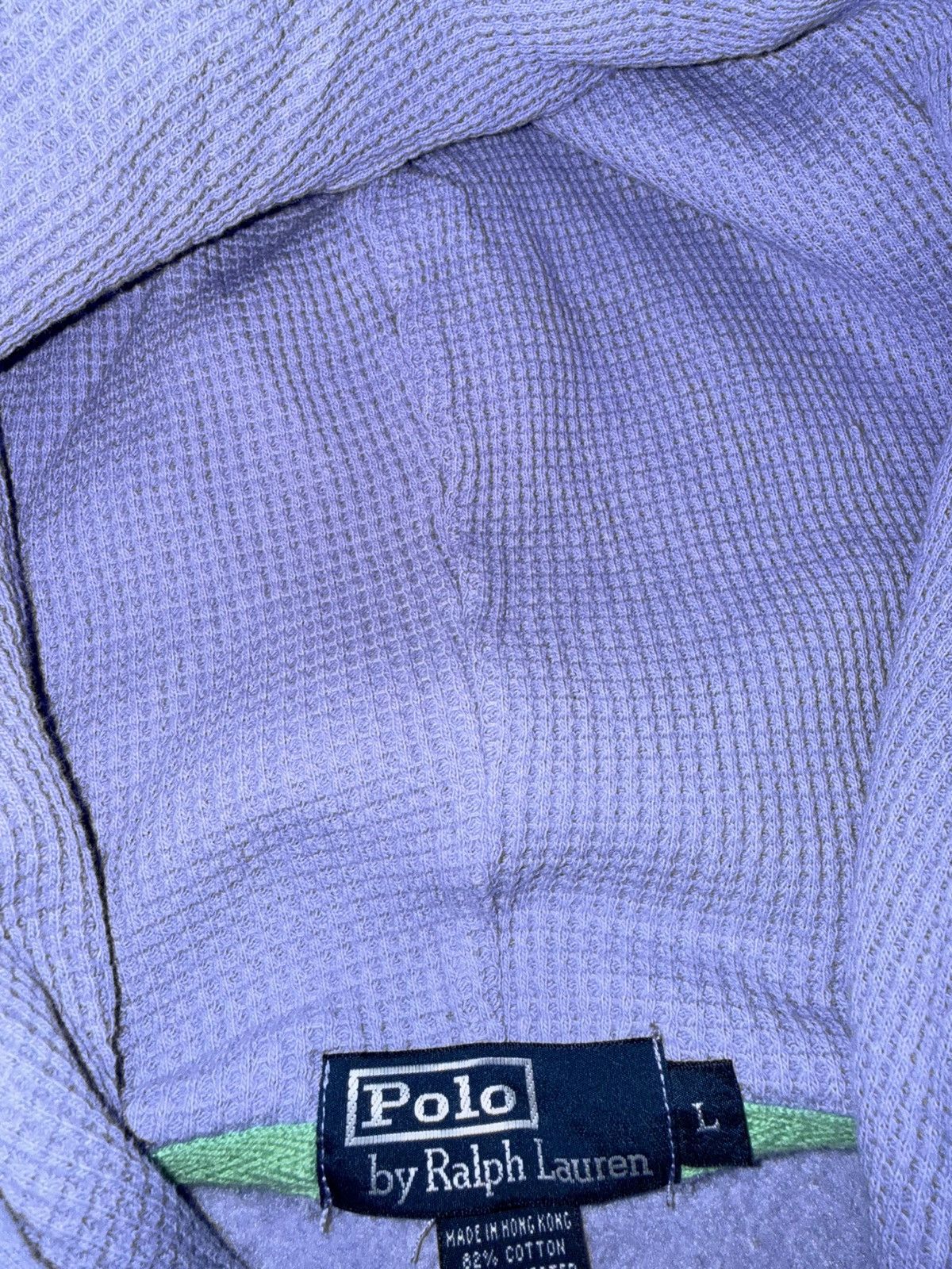 Polo Ralph Lauren Vintage Polo Ralph Lauren Light Purple Full Zip Hoodie Size US L / EU 52-54 / 3 - 4 Thumbnail