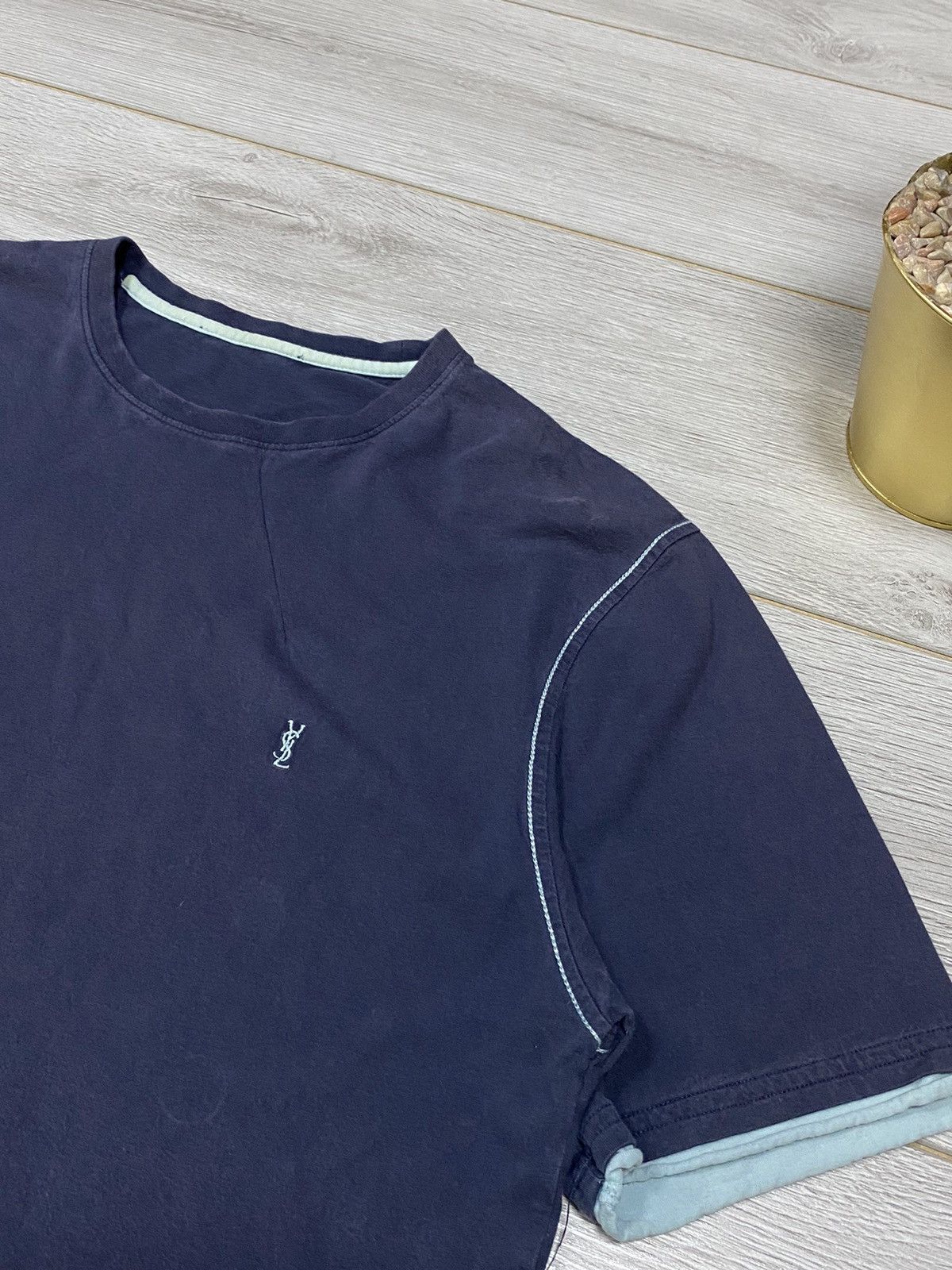 Yves Saint Laurent Yves Saint Laurent vintage t-shirt Size US L / EU 52-54 / 3 - 3 Thumbnail