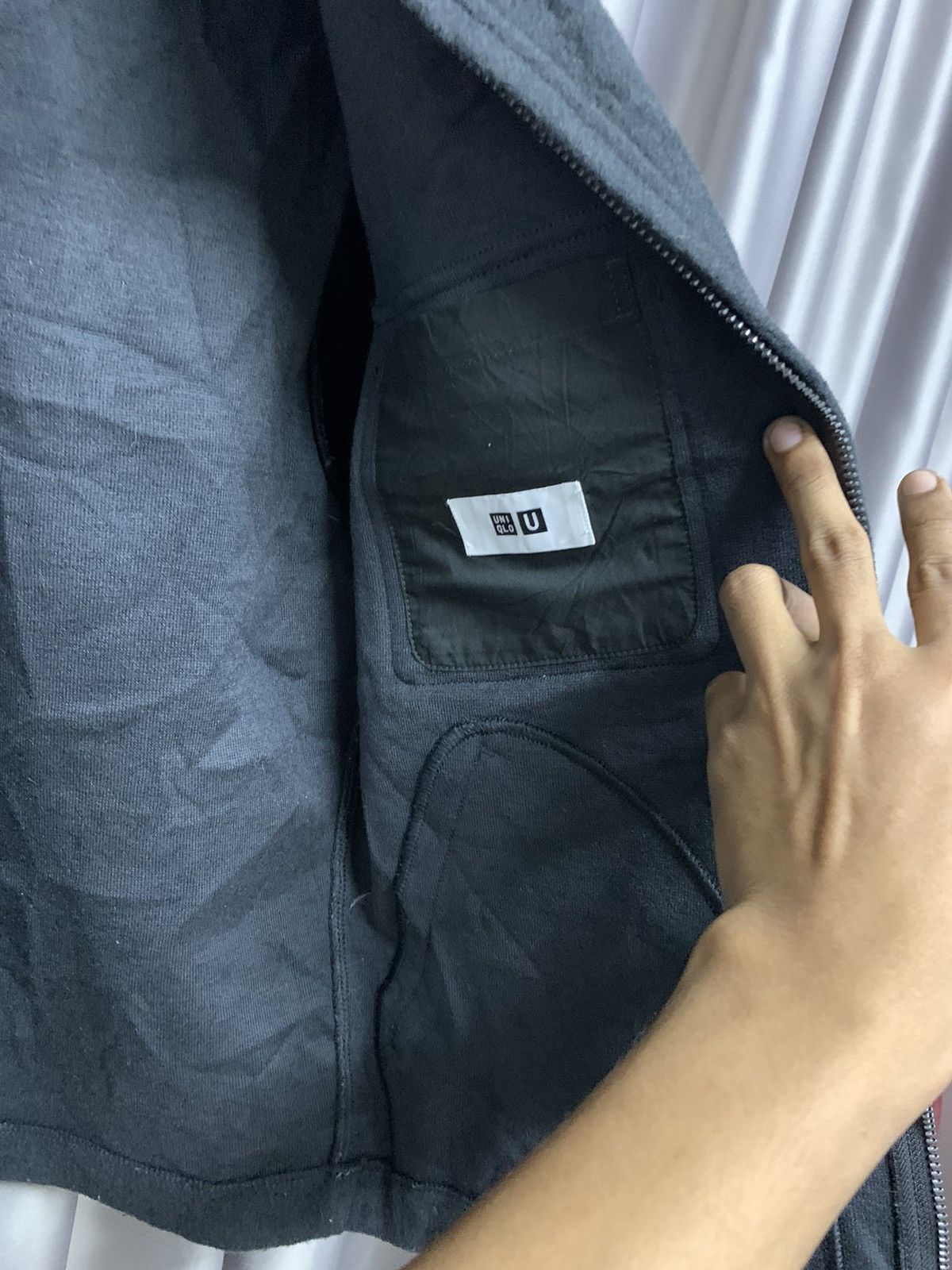 Japanese Brand UNIQLO X LEMAIRE WOOL JACKET RARE DESIGN Size US M / EU 48-50 / 2 - 7 Thumbnail