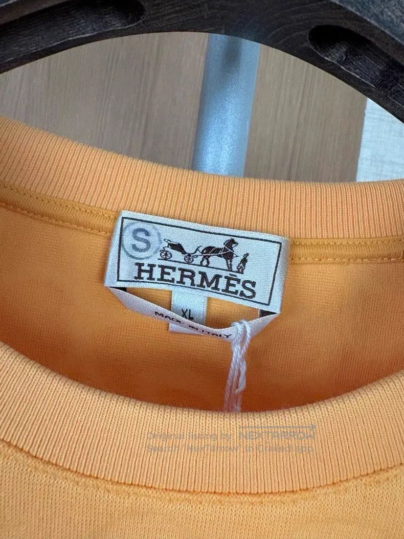 Hermes Hermes Spring-Autumn Men's Pig Nose Full Print Sweatshirt Size US XL / EU 56 / 4 - 3 Thumbnail