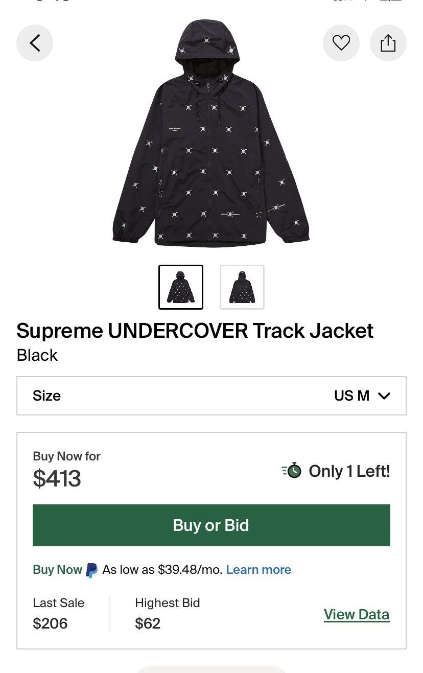 Supreme × Undercover Supreme x Undercover Track Jacket Size US L / EU 52-54 / 3 - 6 Thumbnail