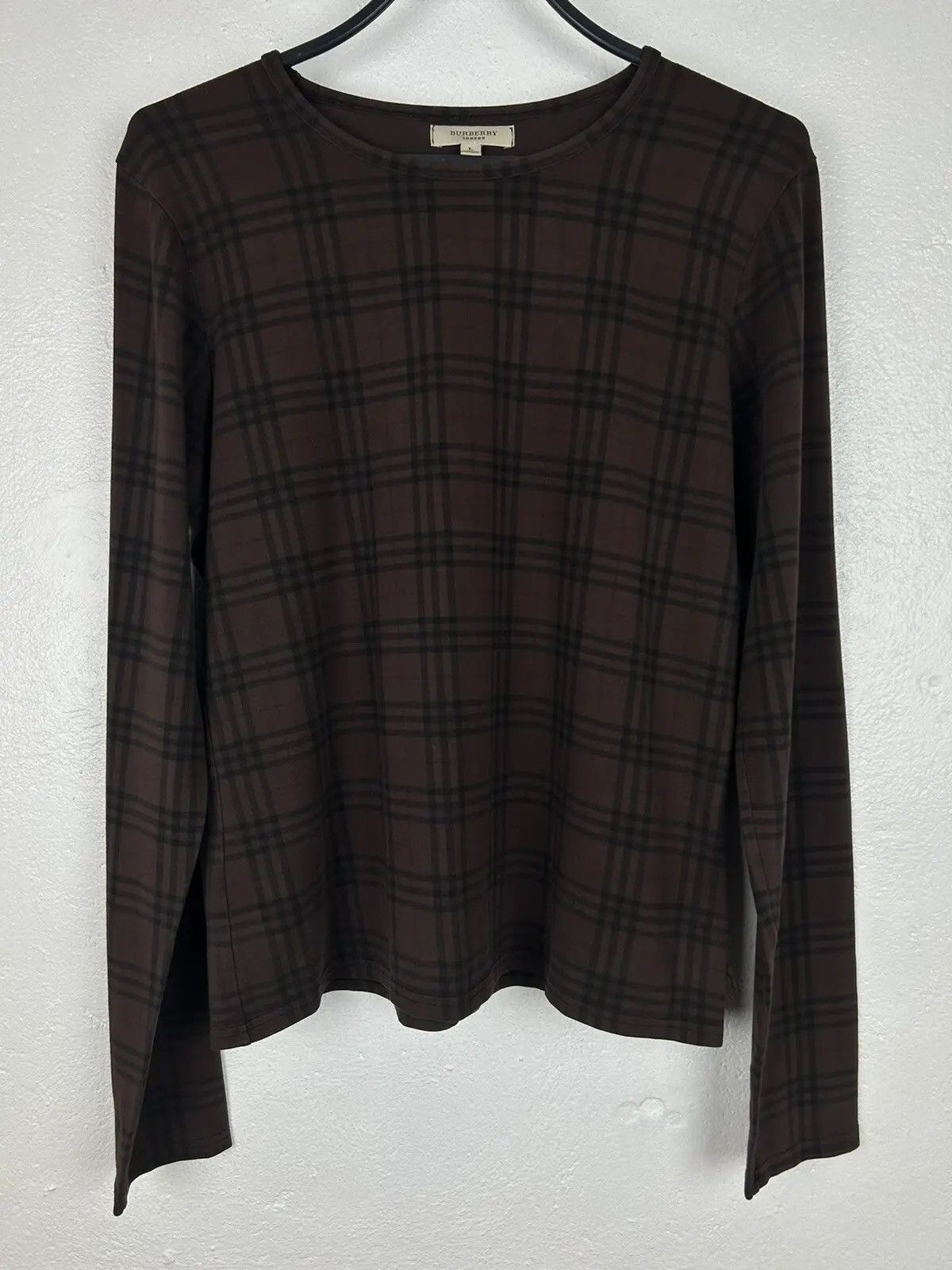 Burberry Vintage Burberry London Allover Nova Check Long Sleeve Size L / US 10 / IT 46 - 1 Thumbnail
