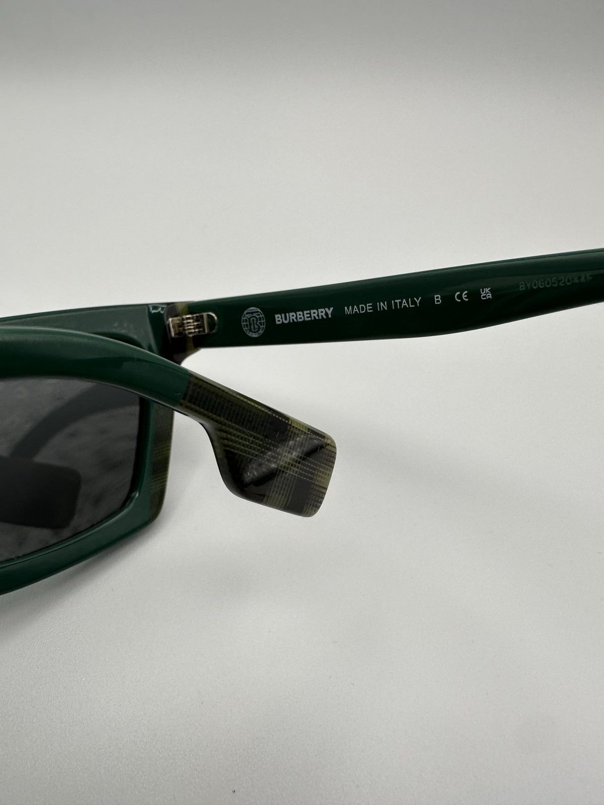 Burberry Burberry Checkered Acetate Sunglasses Size ONE SIZE - 6 Thumbnail