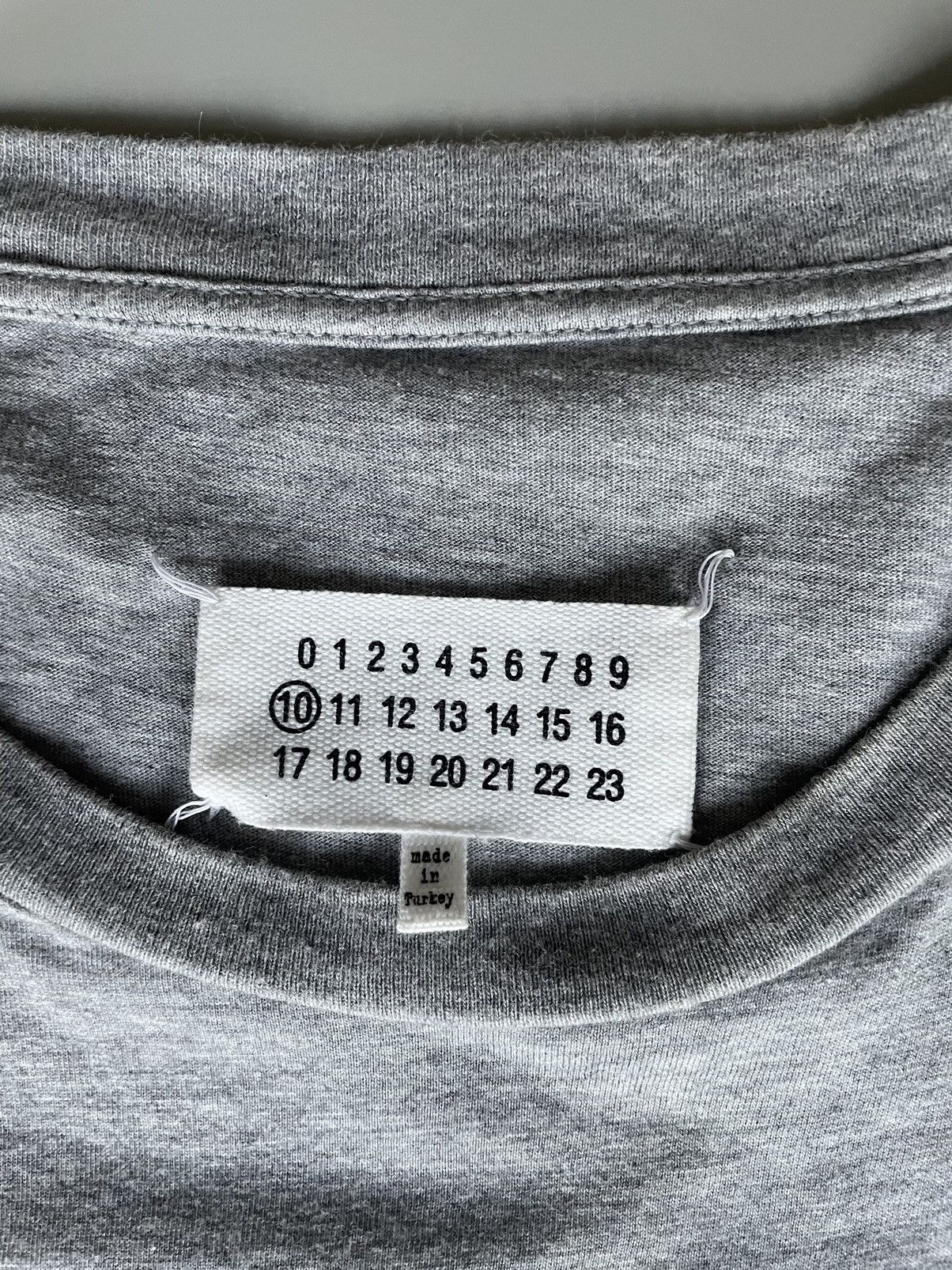 Maison Margiela Maison margiela T-shirt white grey Size US S / EU 44-46 / 1 - 3 Thumbnail