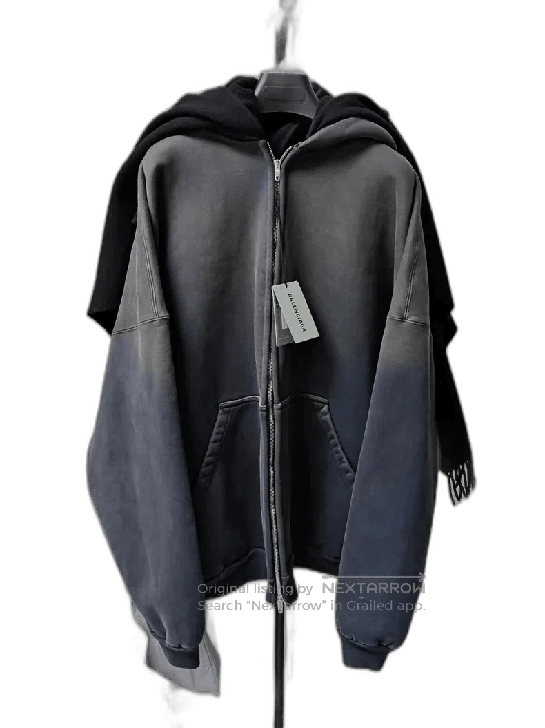 Balenciaga Balenciaga Mud Dyed Zip. Size US M / EU 48-50 / 2 - 1 Thumbnail