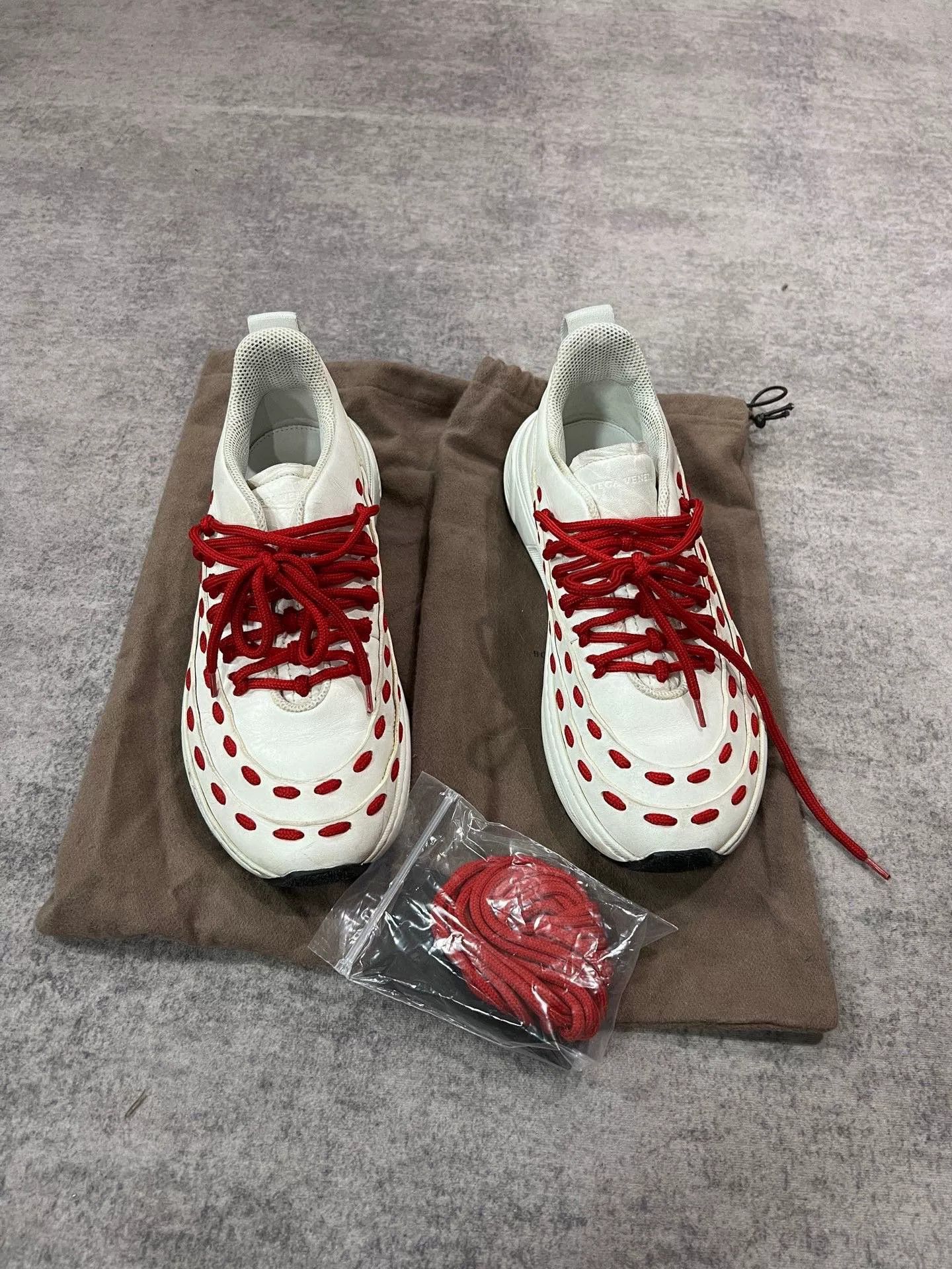 Bottega Veneta Bottega Veneta Woven Sneakers Size US 7.5 / EU 40-41 - 1 Thumbnail