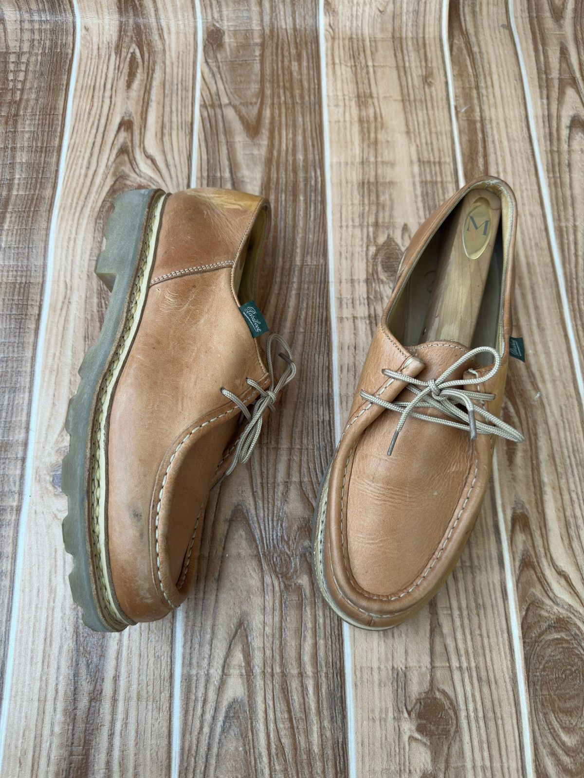 Paraboot Paraboot Michael Marche Lisse Marron Tylorean Size US 8 / EU 41 - 8 Thumbnail