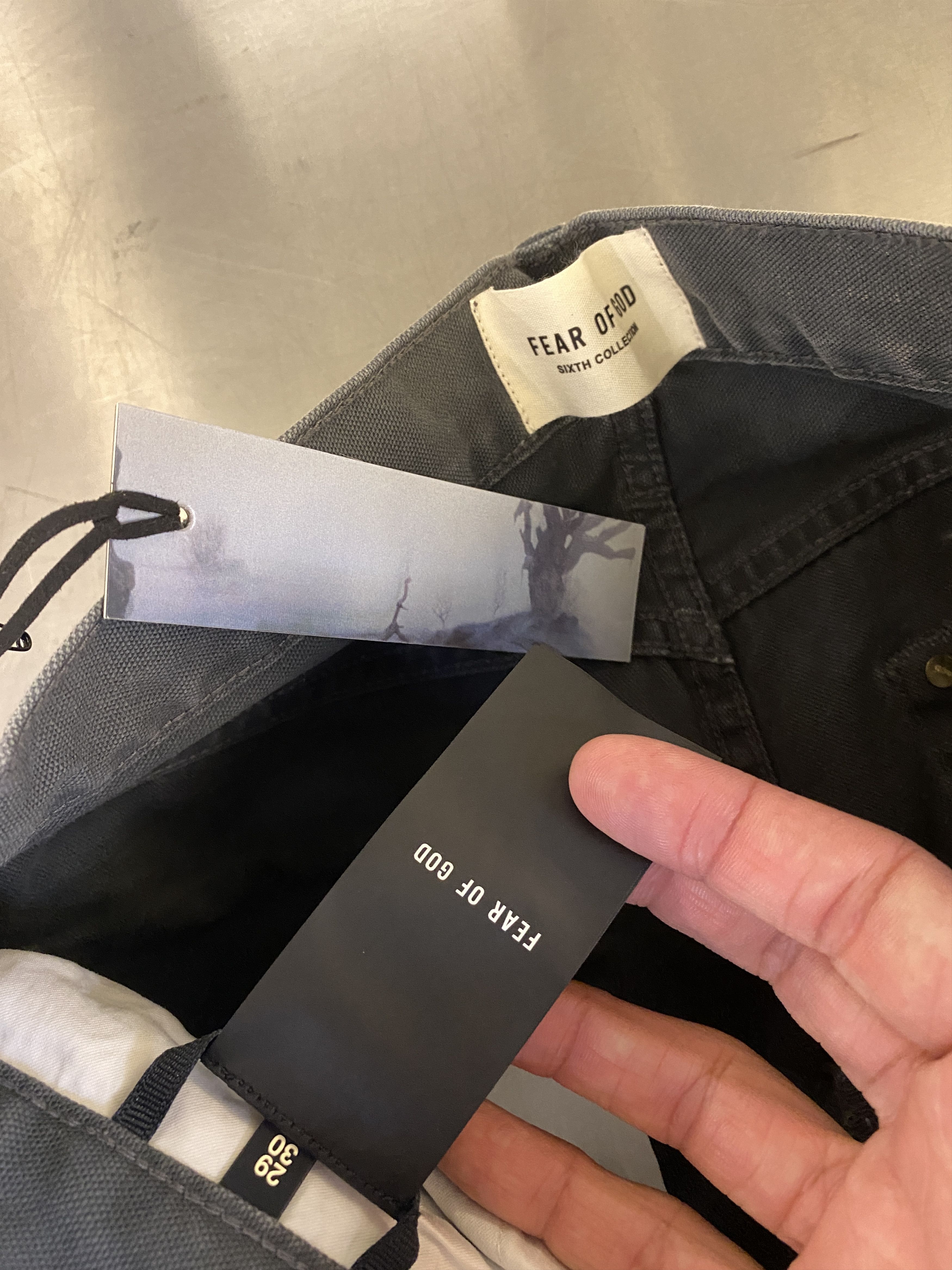 Fear of God NWT FEAR OF GOD SIXTH VINTAGE WASH DENIM JEANS Size US 29 - 3 Thumbnail