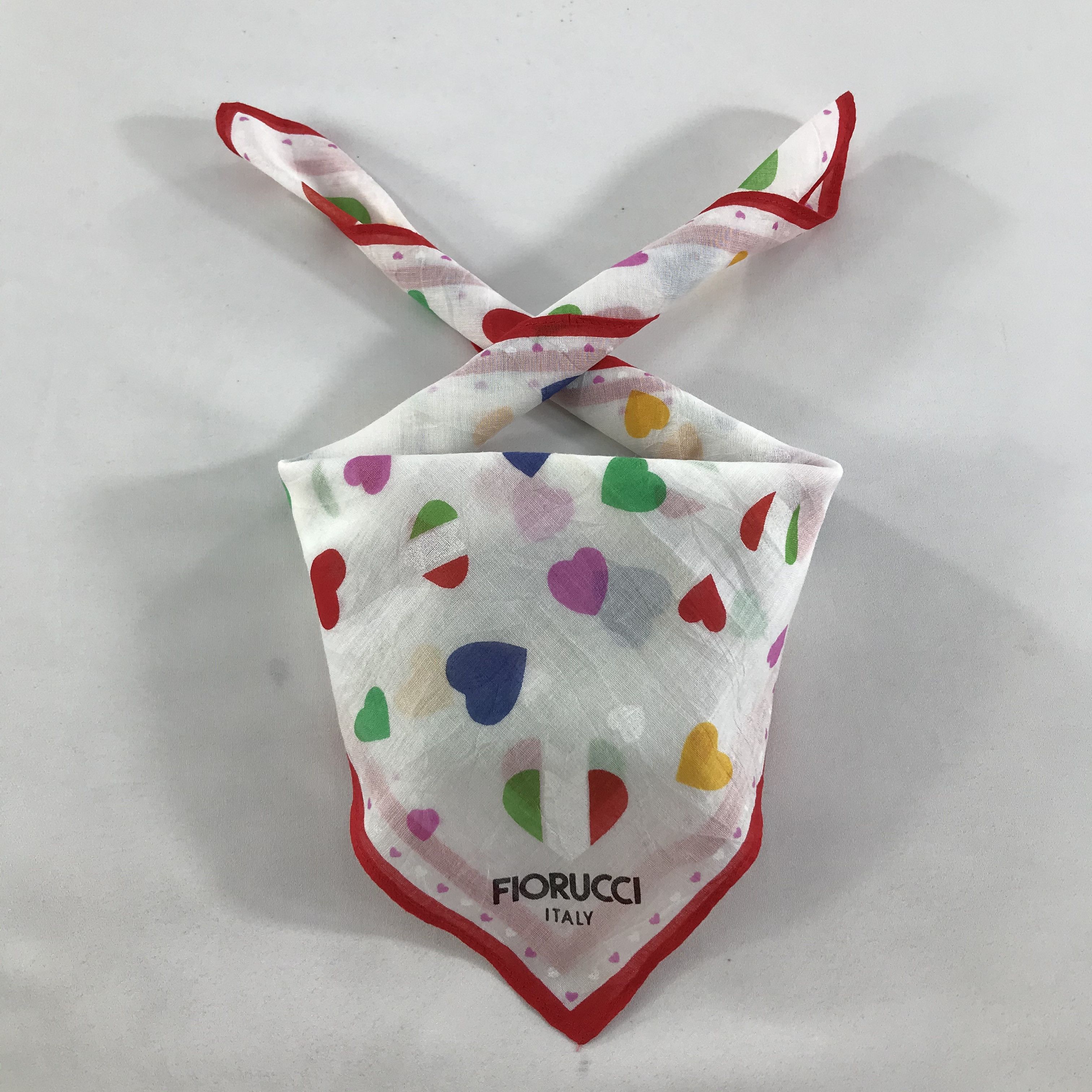 Fiorucci × Vintage Fiorucci Bandana / Handkerchief / Neckerchief - S1608 Size ONE SIZE - 3 Thumbnail