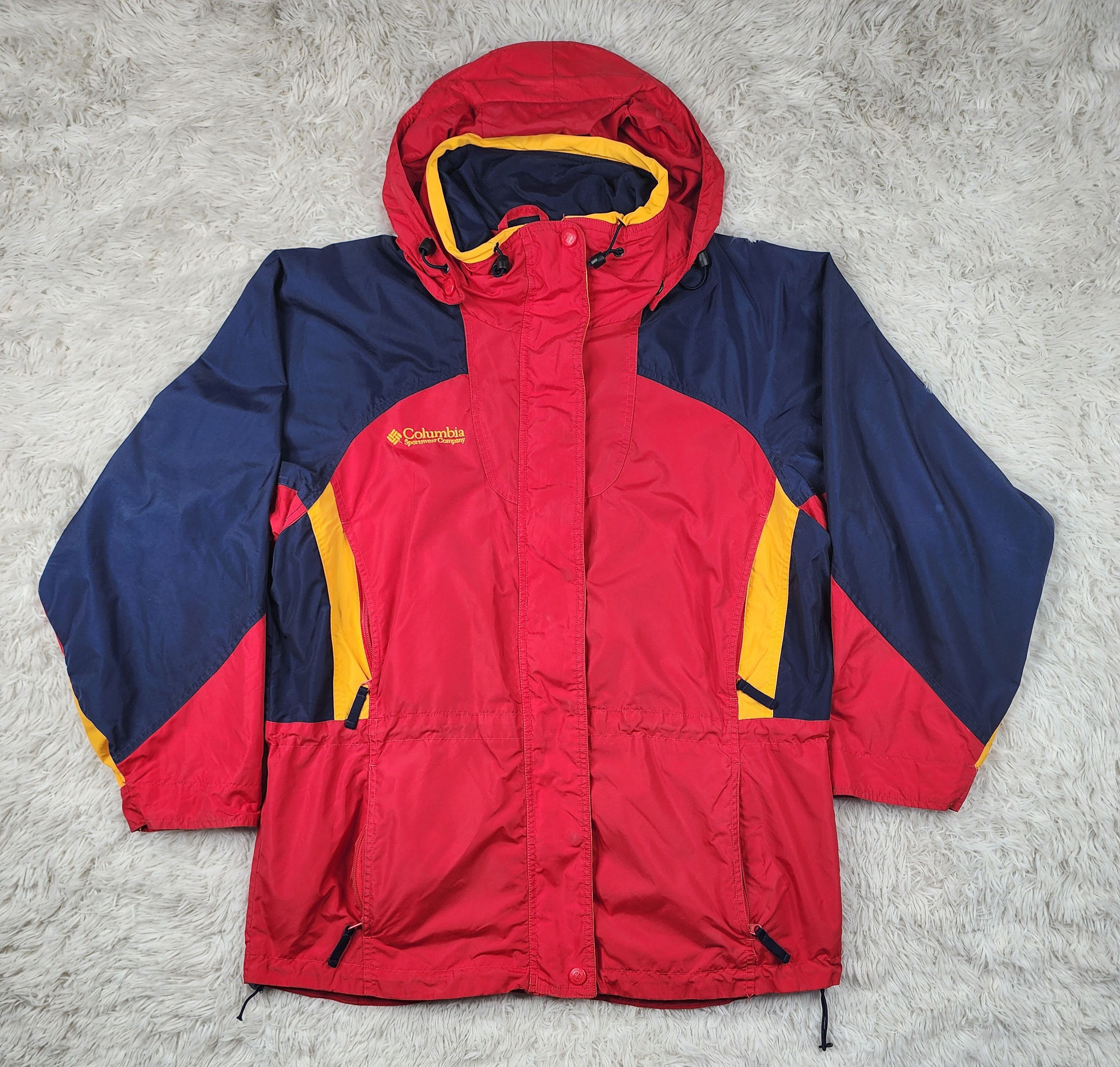 Vintage Columbia Bolda Nova woman windbreaker hoodied