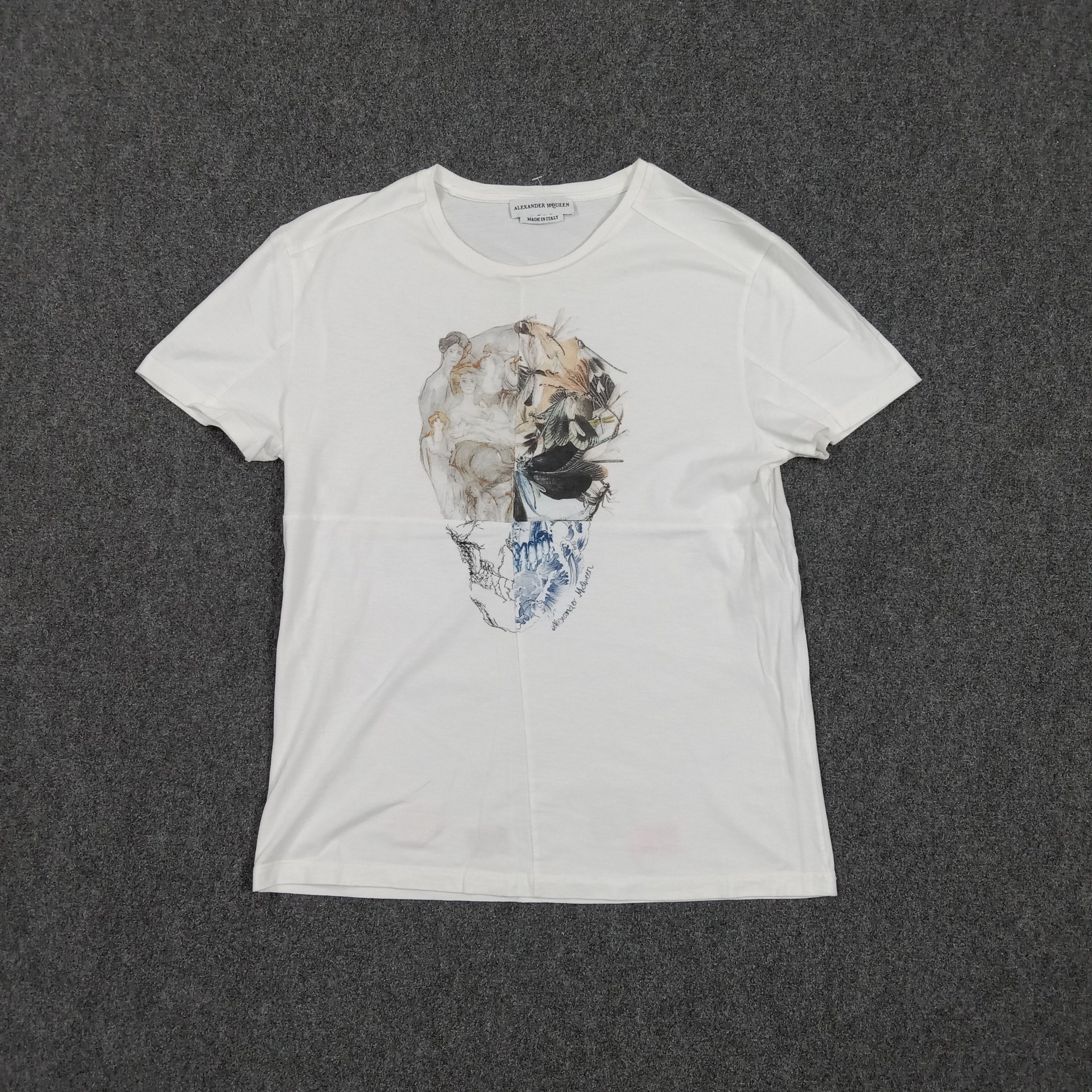 Alexander McQueen Alexander McQueen Skull Art Designer Tshirt C294N66 Size M / US 6-8 / IT 42-44 - 1 Thumbnail