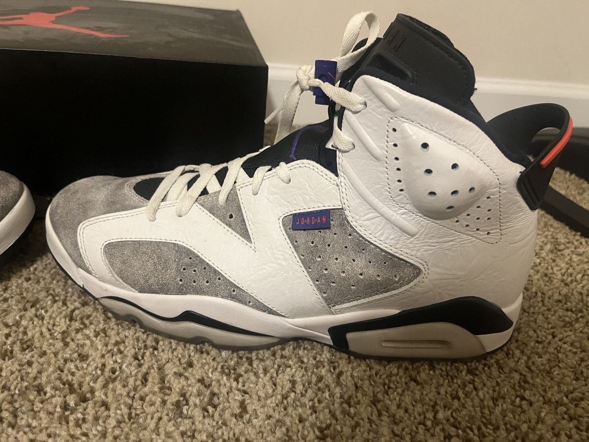 Jordan Brand Jordan 6 Retro Flight Nostalgia Size US 12 / EU 45 - 4 Thumbnail