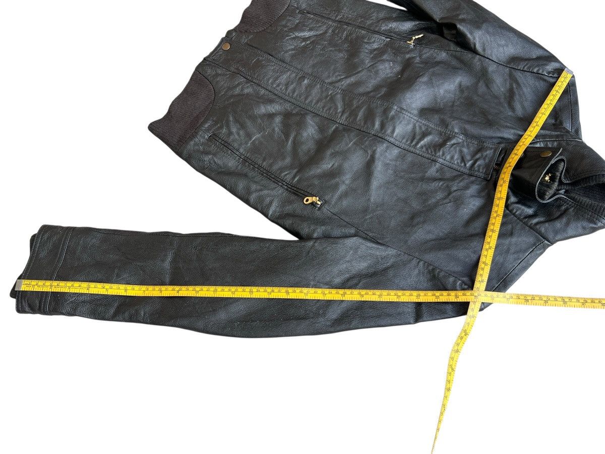 URBAN RESEARCH DOORS Urban Research Japan Black Zipper Leather Jacket Size US S / EU 44-46 / 1 - 16 Thumbnail