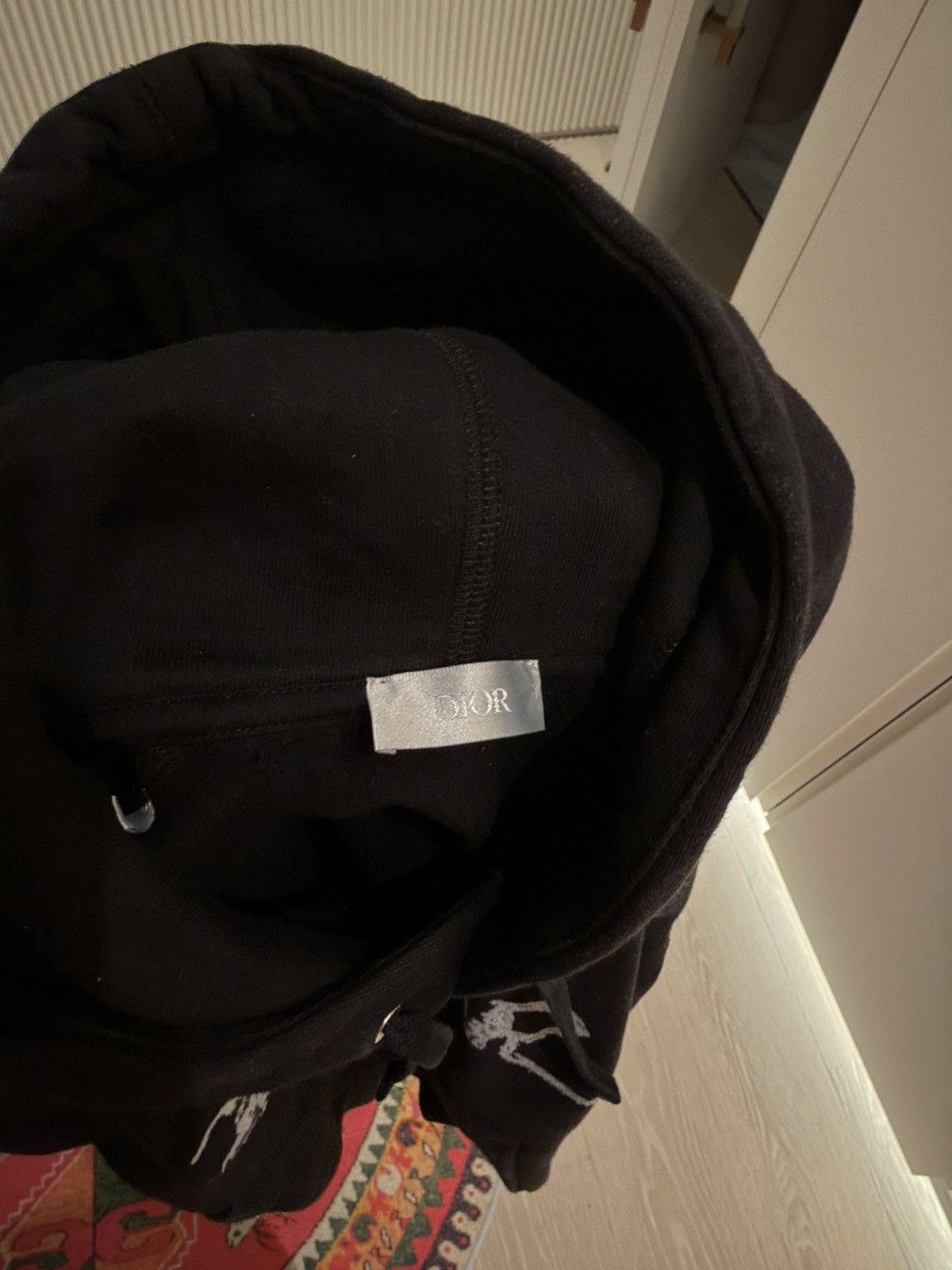Dior Dior AW22 Embroidered Logo Hoodie – Size L – Made in Italy Size US L / EU 52-54 / 3 - 4 Thumbnail