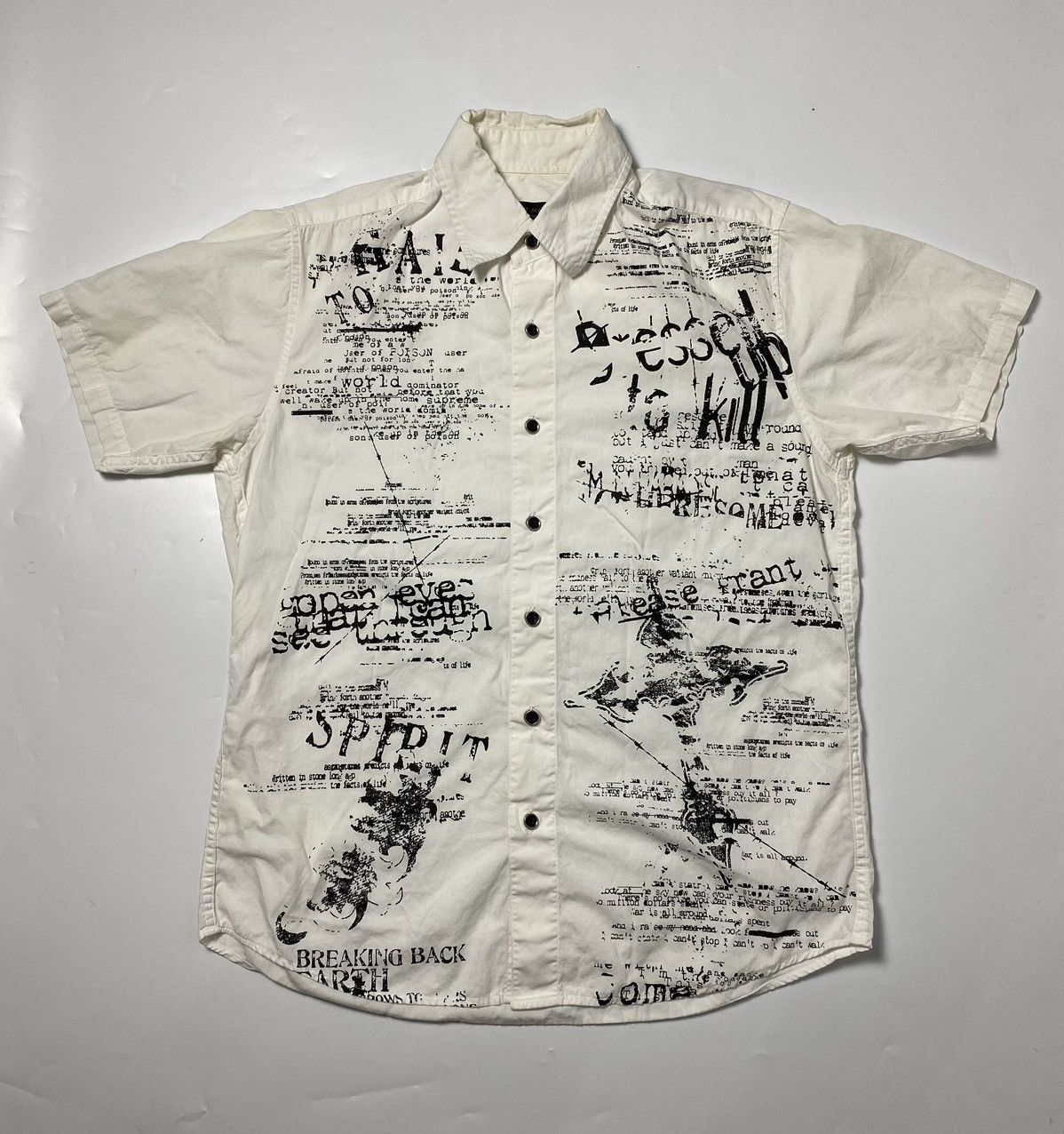 If Six Was Nine × Japanese Brand × Le Grande Bleu (L.G.B.) japanese brand poem skull mon na mes shirt Size US S / EU 44-46 / 1 - 12 Thumbnail