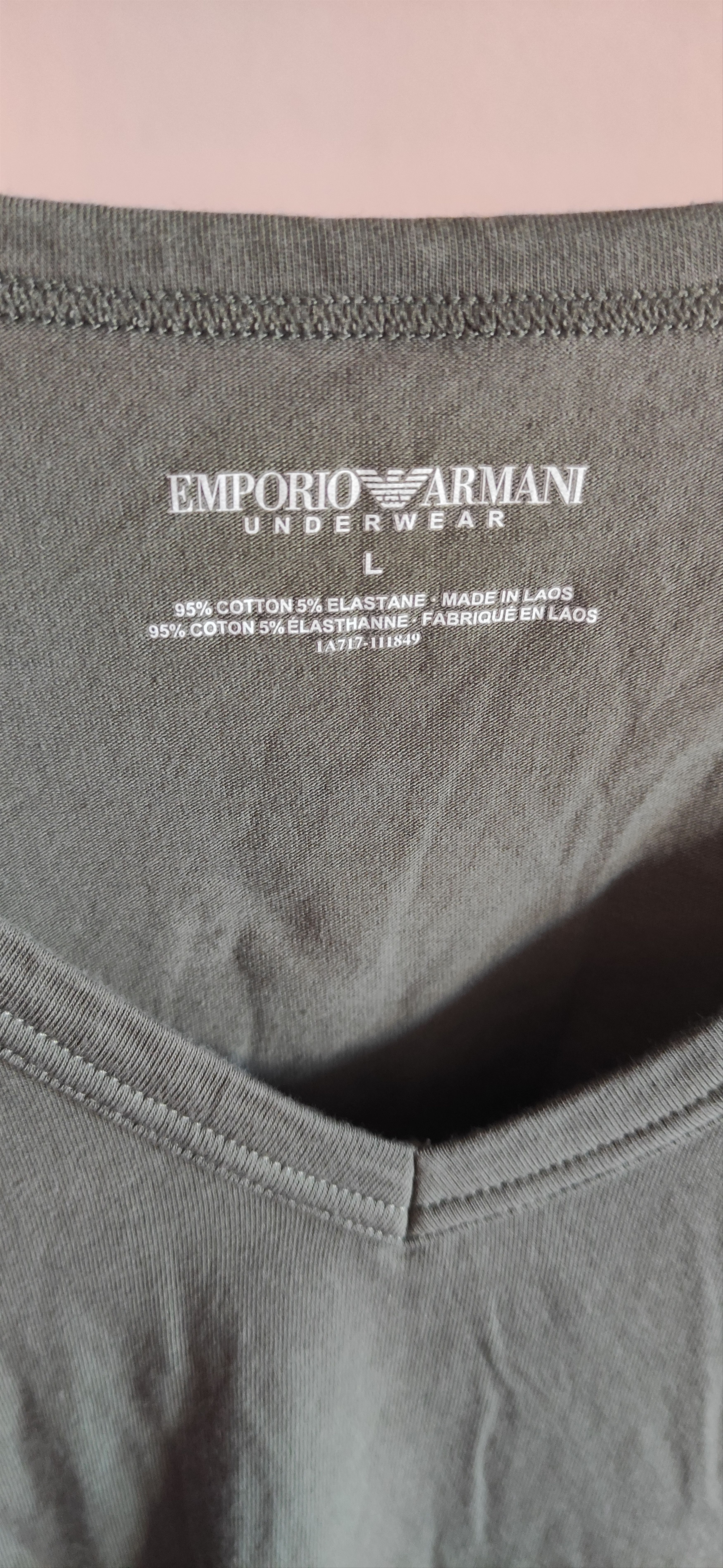 Emporio Armani The men's t-shirt Emporio Armani Size US L / EU 52-54 / 3 - 4 Thumbnail