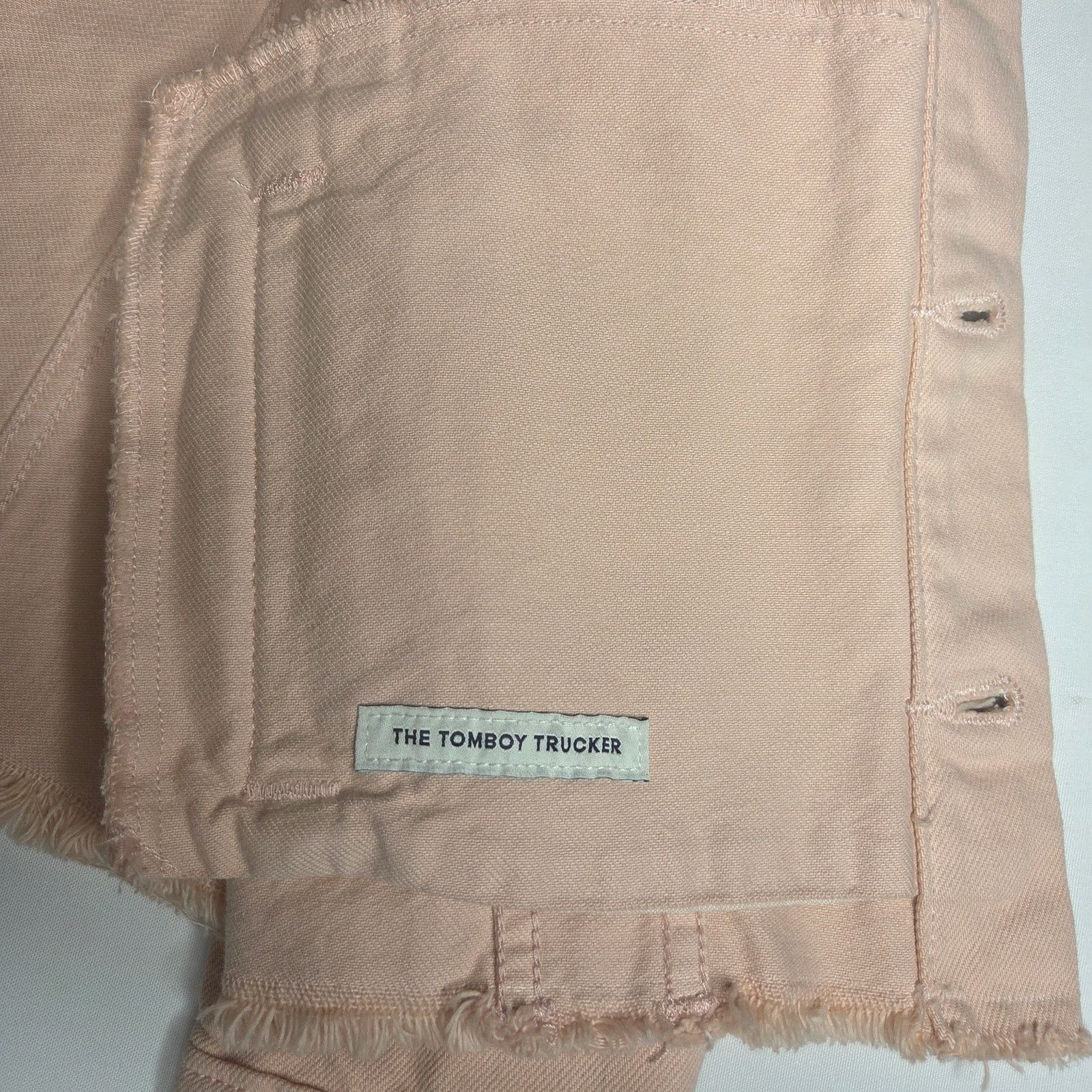 Lucky Brand Women's Lucky Brand Tomboy Trucker Pink Denim Jean Jacket Size M / US 6-8 / IT 42-44 - 5 Thumbnail
