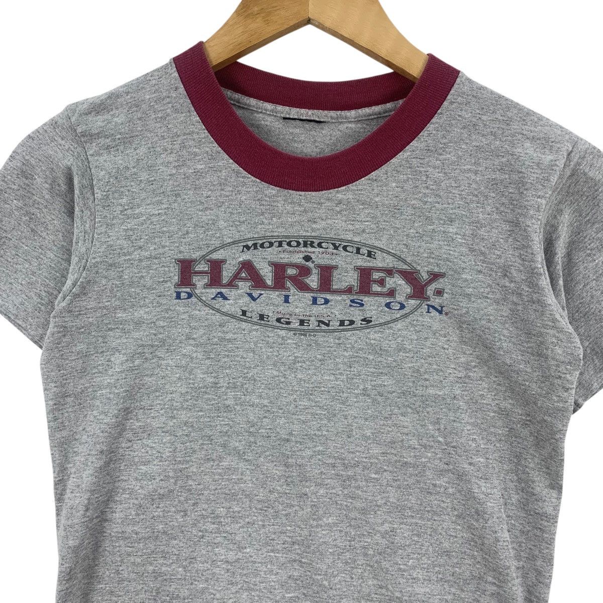 Harley Davidson Vintage 1996 HARLEY DAVIDSON MOTORCYCLE Legends Tee Shirt Size S / US 4 / IT 40 - 5 Thumbnail