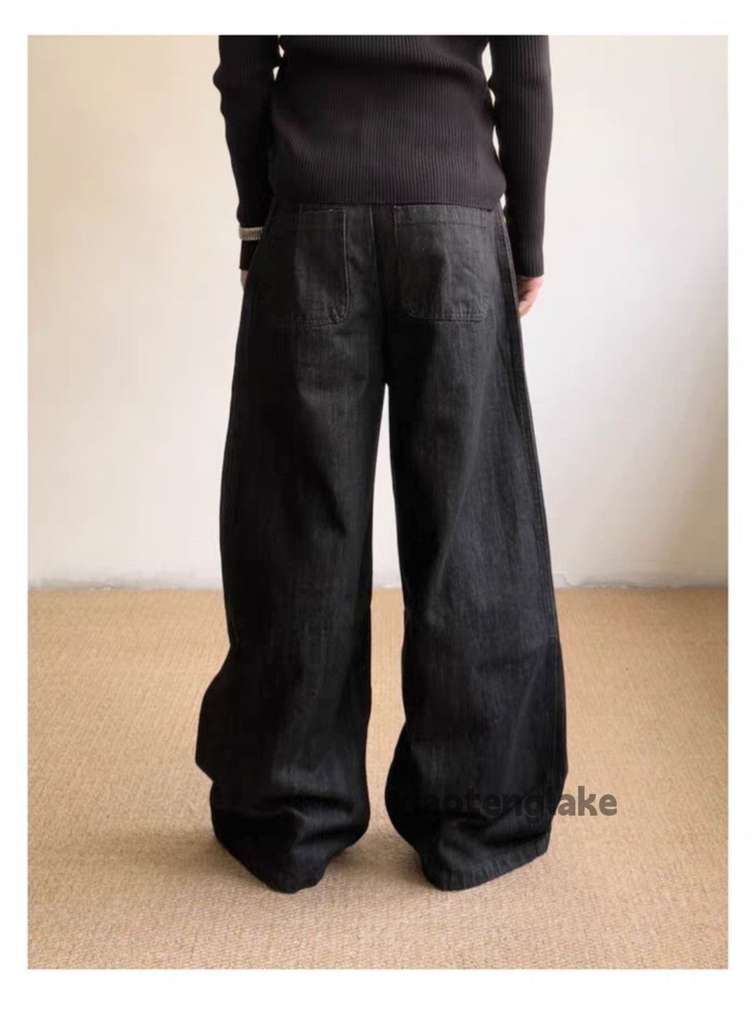Jean Xz vintage wide Leg loose baggy flared y2k jeans Size US 30 / EU 46 - 7 Thumbnail