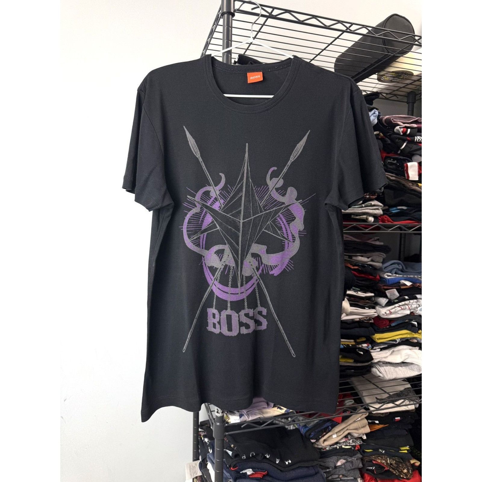 Hugo Boss 00’s Vintage Hugo Boss T Shirt Movie T Shirt Size US M / EU 48-50 / 2 - 1 Thumbnail