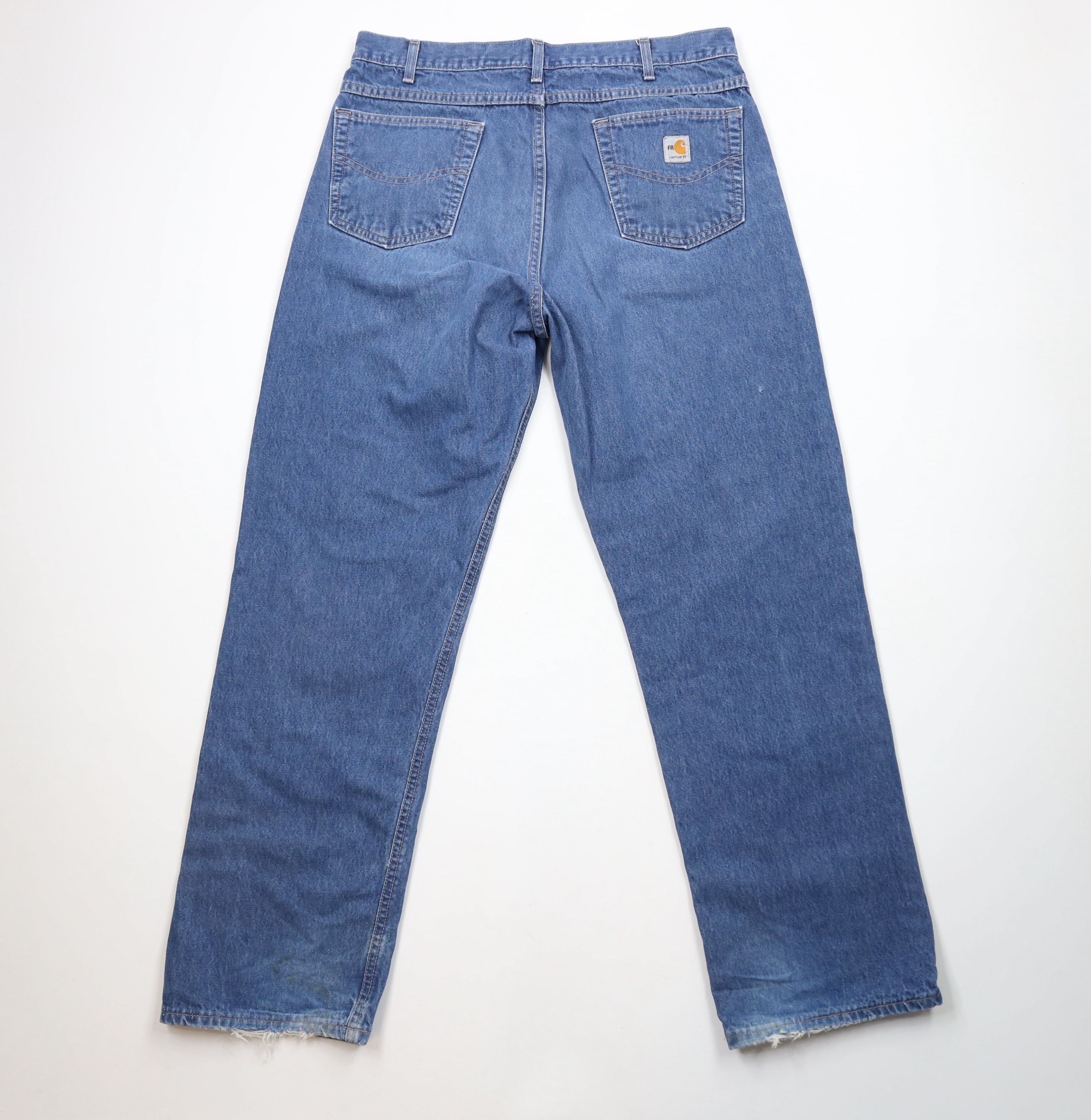 Carhartt × Vintage Vintage Carhartt FR Denim Jeans Fire Flame Resistant Size US 36 / EU 52 - 11 Thumbnail