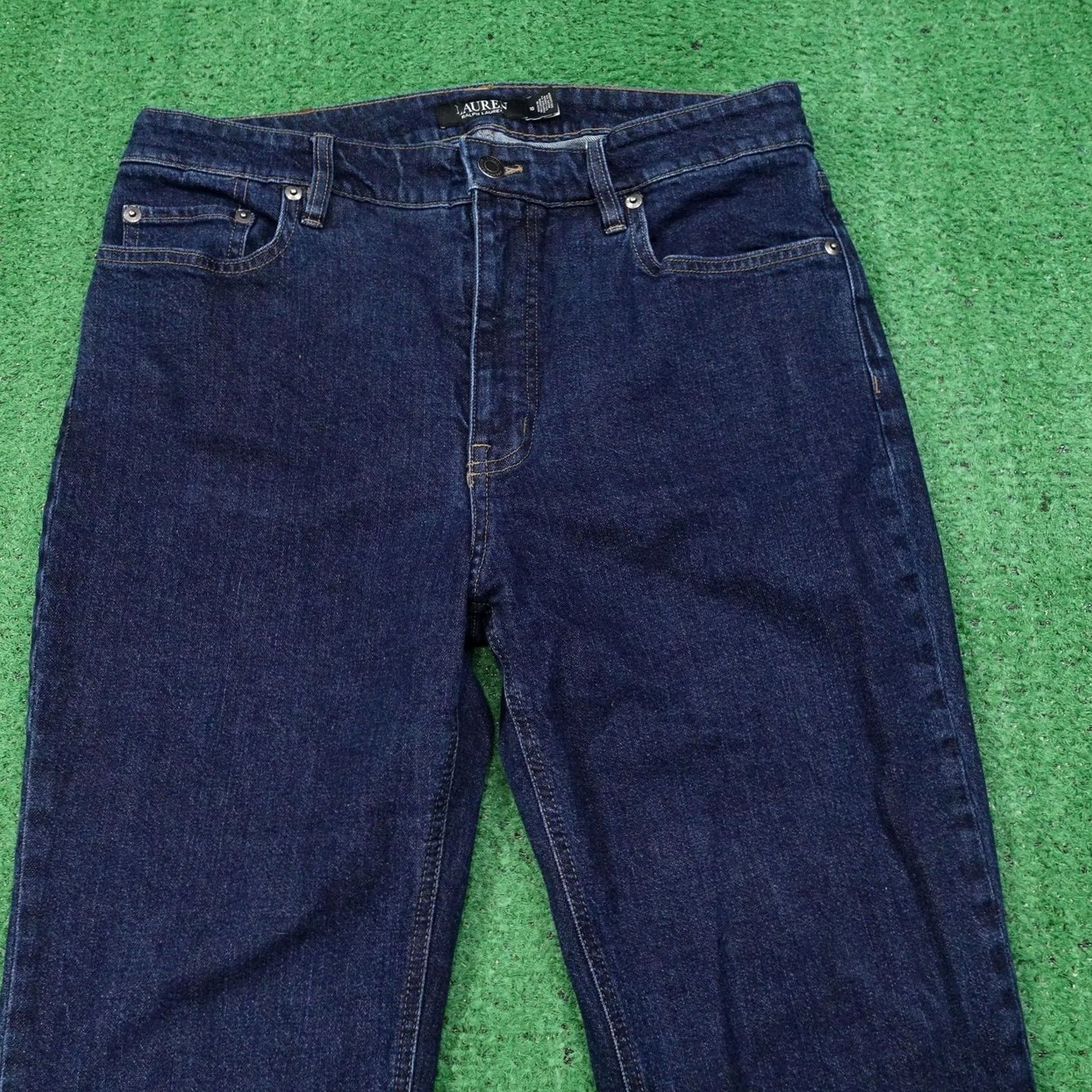 Ralph Lauren Lauren Ralph Lauren Jeans Womens 10 Blue Dark Wash Denim Size 32" / US 10 / IT 46 - 2 Thumbnail