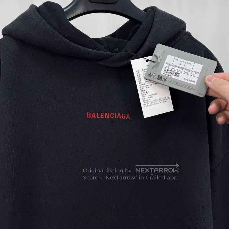 Balenciaga Balenciaga Front and Back Embroidered Letter Water-washed Size US S / EU 44-46 / 1 - 3 Thumbnail