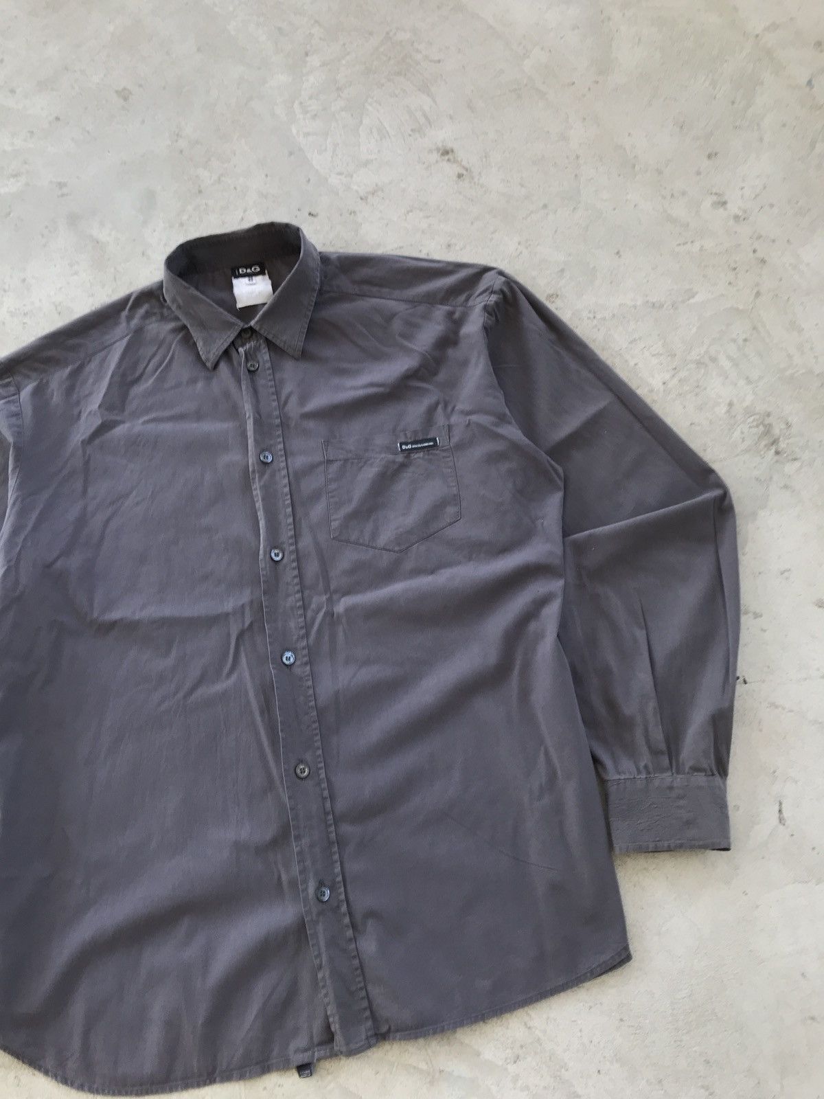 Dolce & Gabbana Vintage LongSleeve Shirt Dolce Gabbana Embroiled Logo Man’s Size US L / EU 52-54 / 3 - 2 Thumbnail