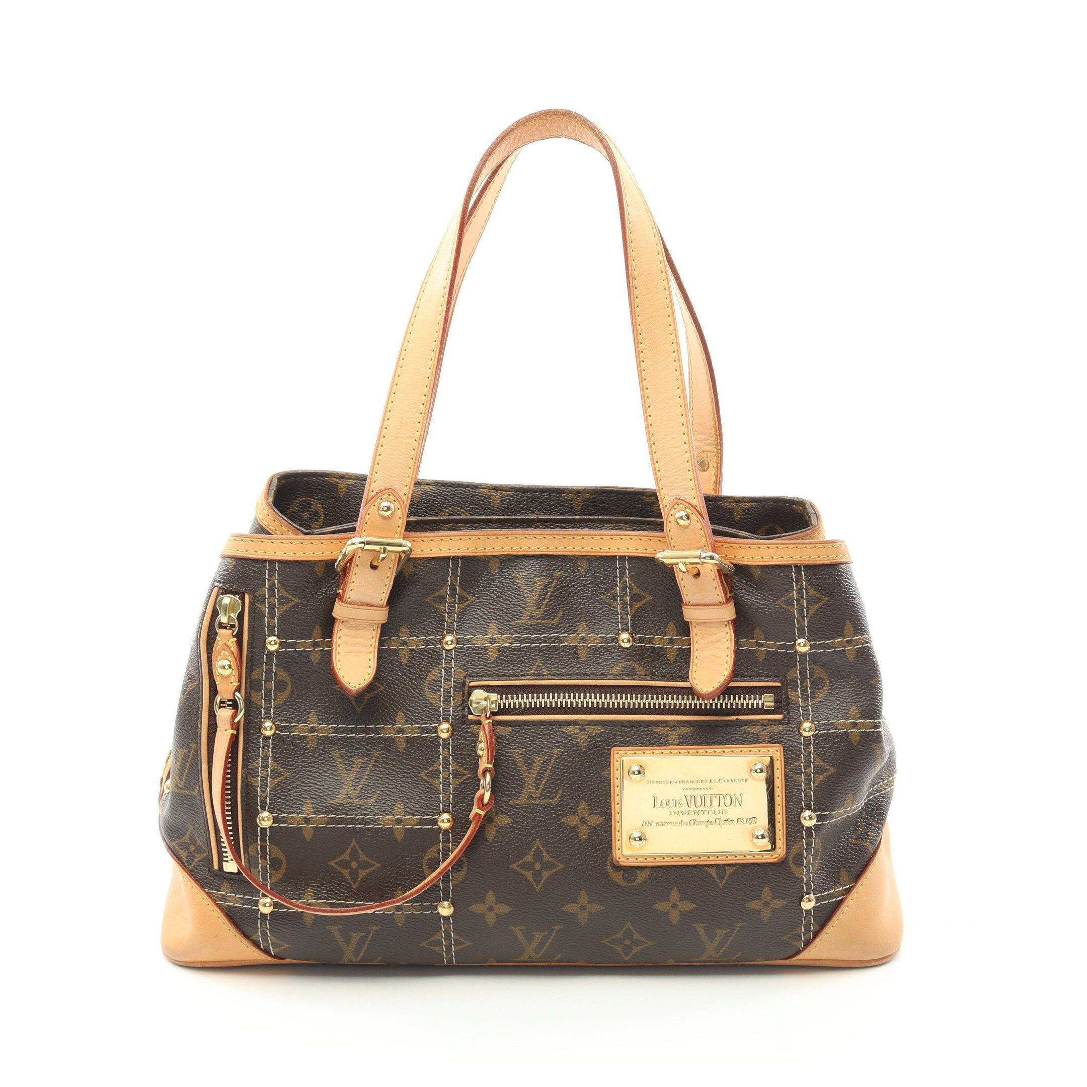 Louis Vuitton Louis Vuitton Rivet Monogram Handbag Leather Brown Size ONE SIZE - 1 Thumbnail