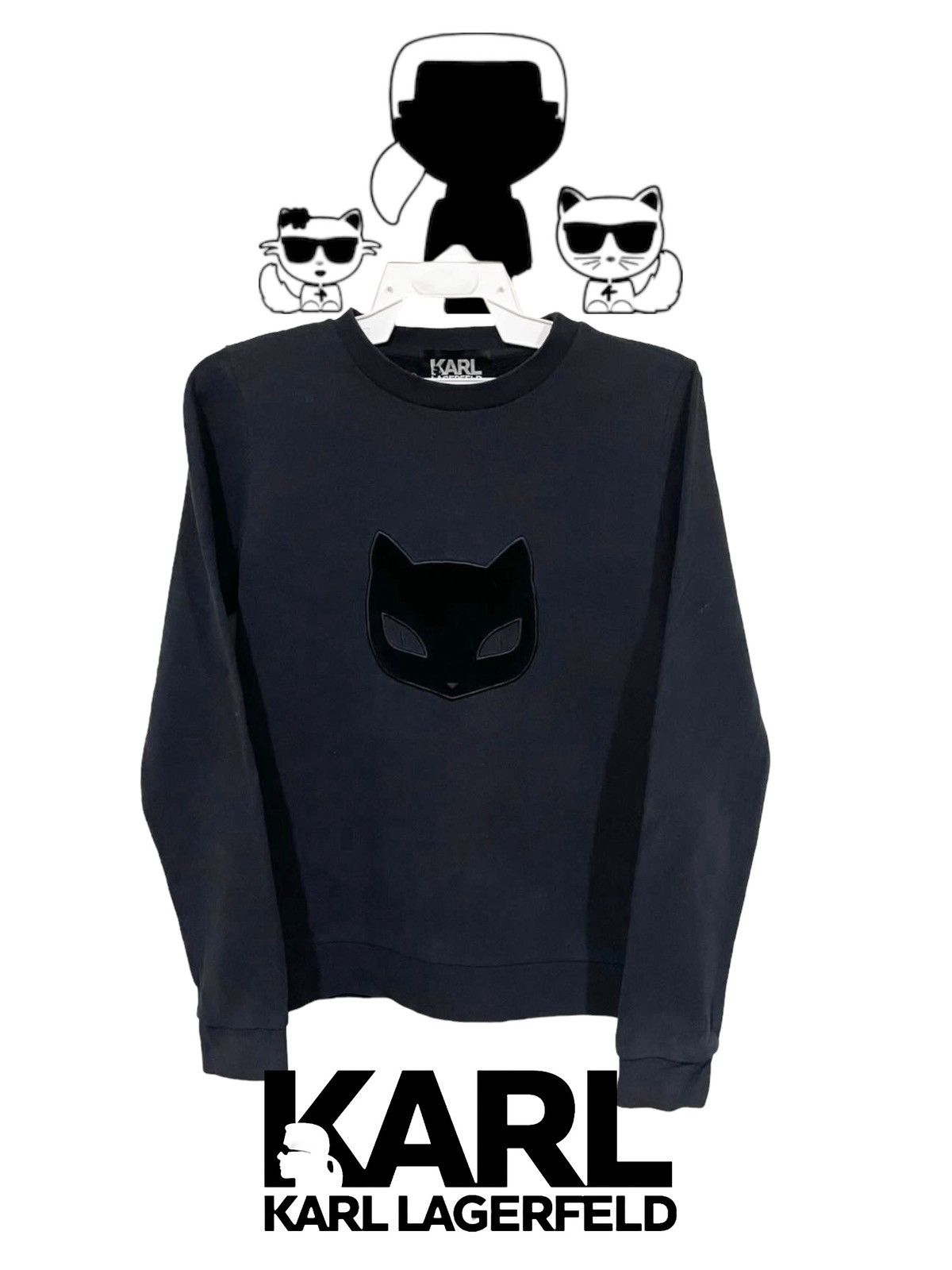CAT'S PAW × Karl Lagerfeld Karl Lagerfeld Minimalist Jumper Sweater Size US XS / EU 42 / 0 - 2 Thumbnail