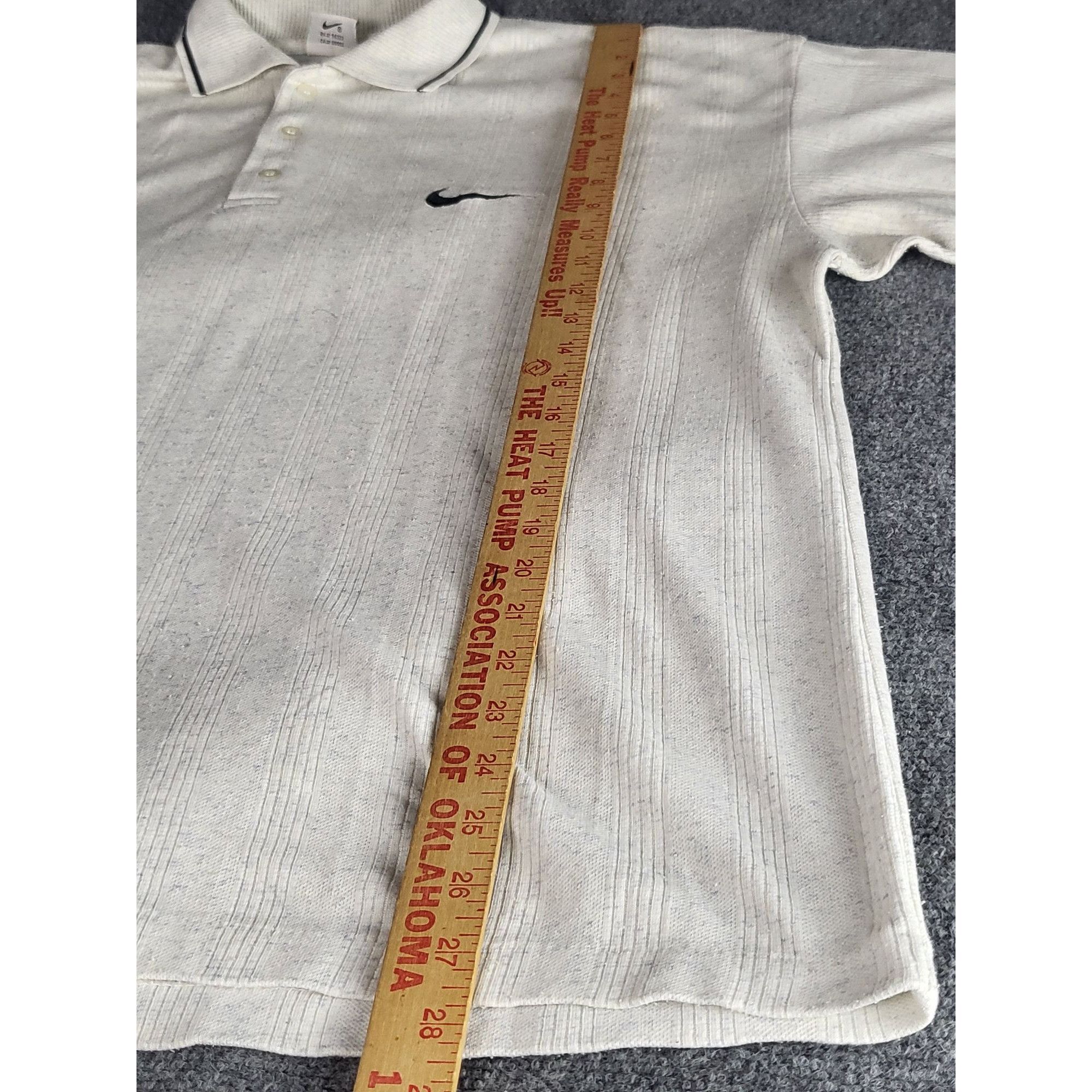 Nike Vintage Nike Polo Shirt Men Sz XL White 90S Golf Preppy Athl Size US XL / EU 56 / 4 - 3 Thumbnail