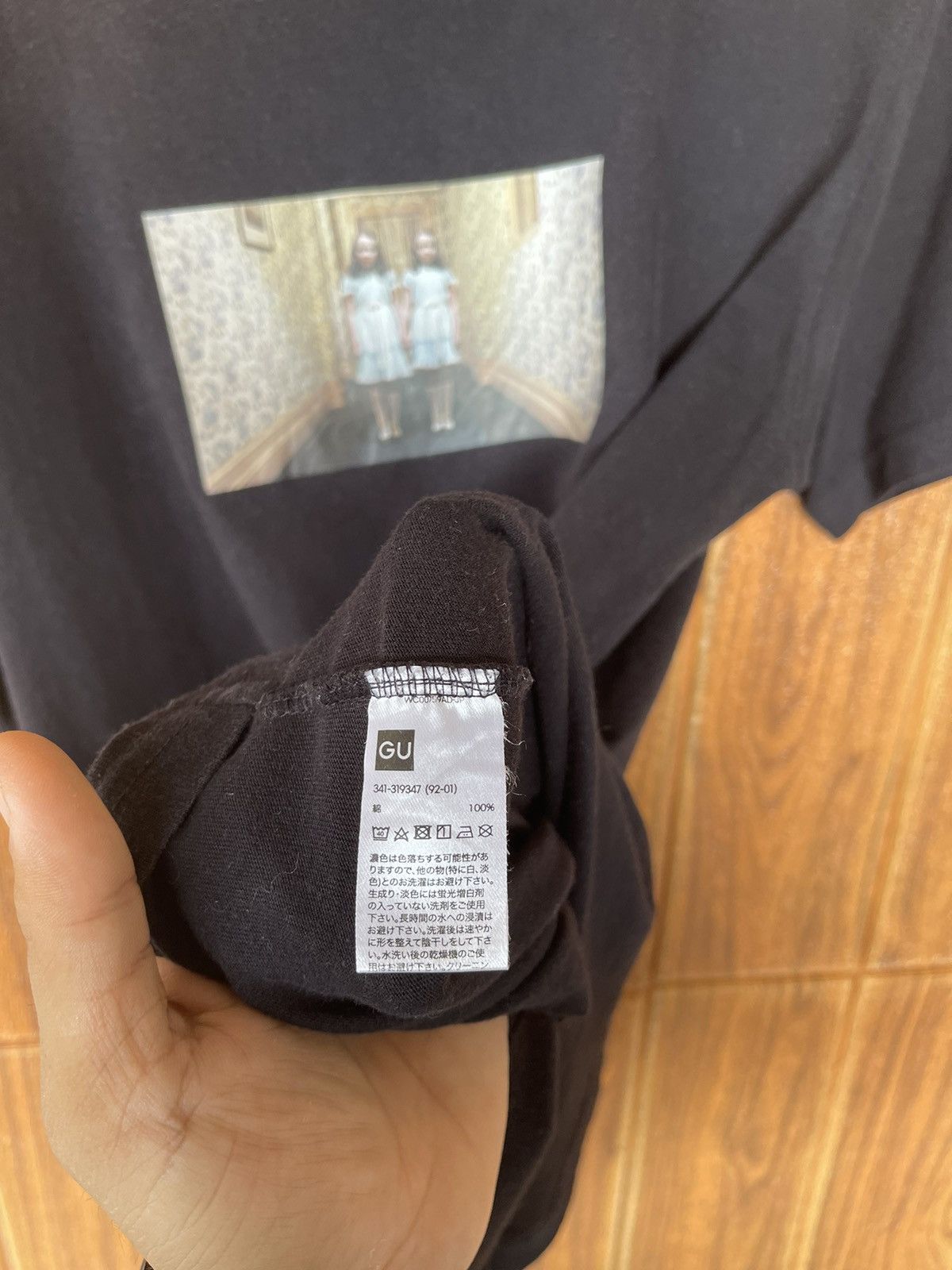 Expert Horror Expert Horror Movie🔥THE SHINING🔥Faded Black Twins Tshirt Size US L / EU 52-54 / 3 - 4 Thumbnail