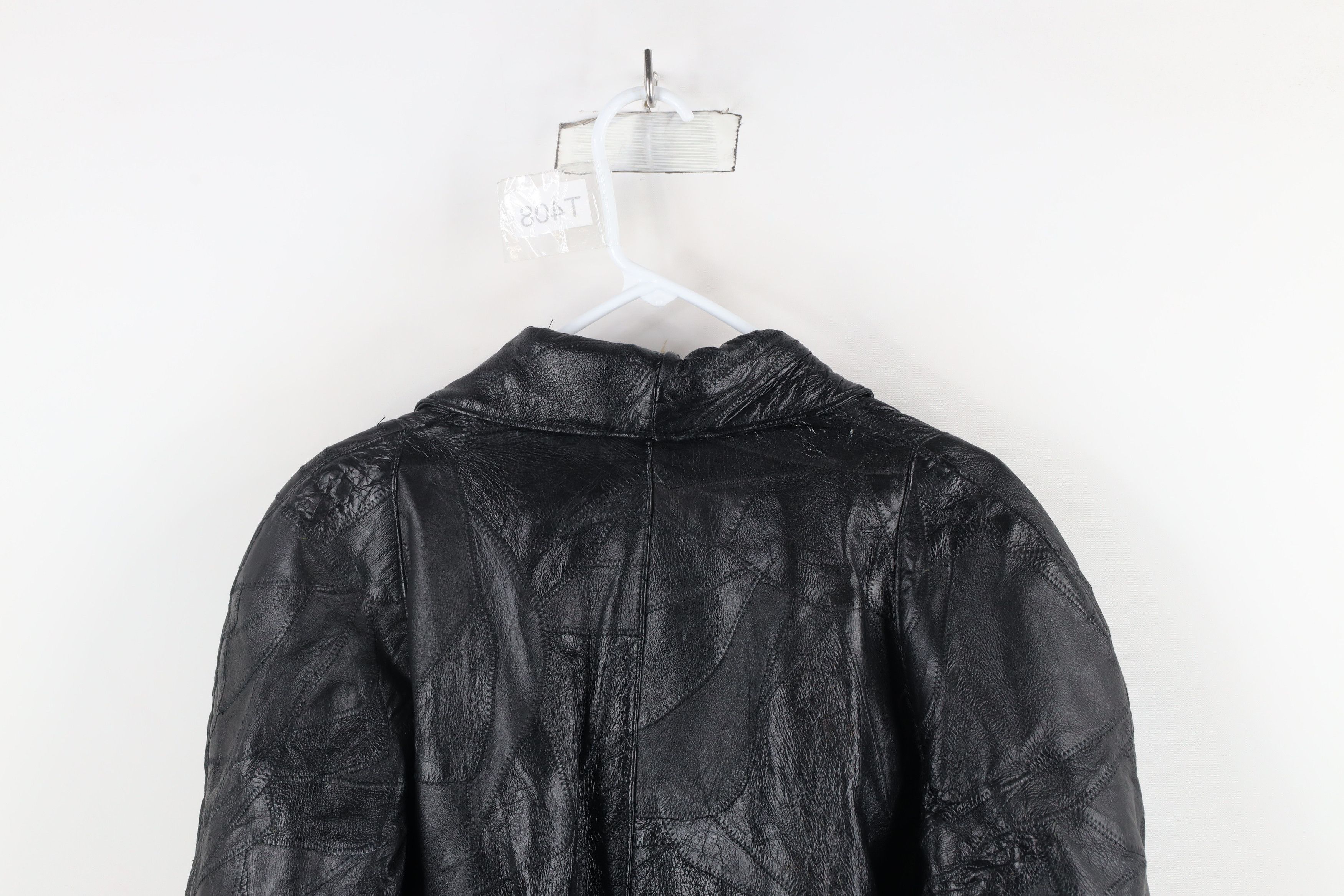 Vintage Vintage 90s Streetwear Belted Leather Trench Coat Jacket Size XL / US 12-14 / IT 48-50 - 15 Thumbnail