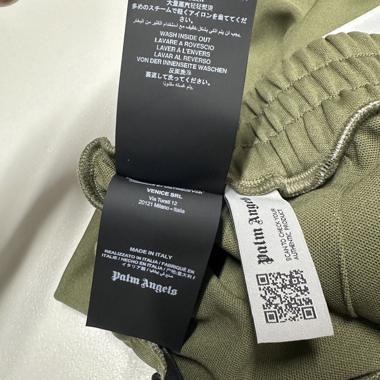 Palm Angels Palm Angels Track mens shorts size L Large green w 33 34 Size US 34 / EU 50 - 6 Thumbnail