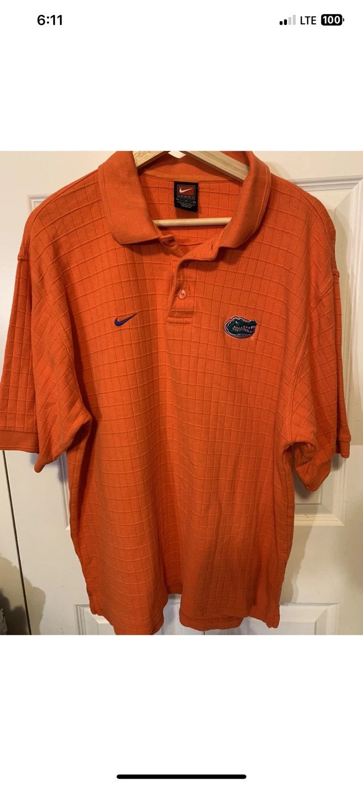 Nike Vintage Nike Florida Gators polo shirt mens sz L orange Size US L / EU 52-54 / 3 - 4 Thumbnail