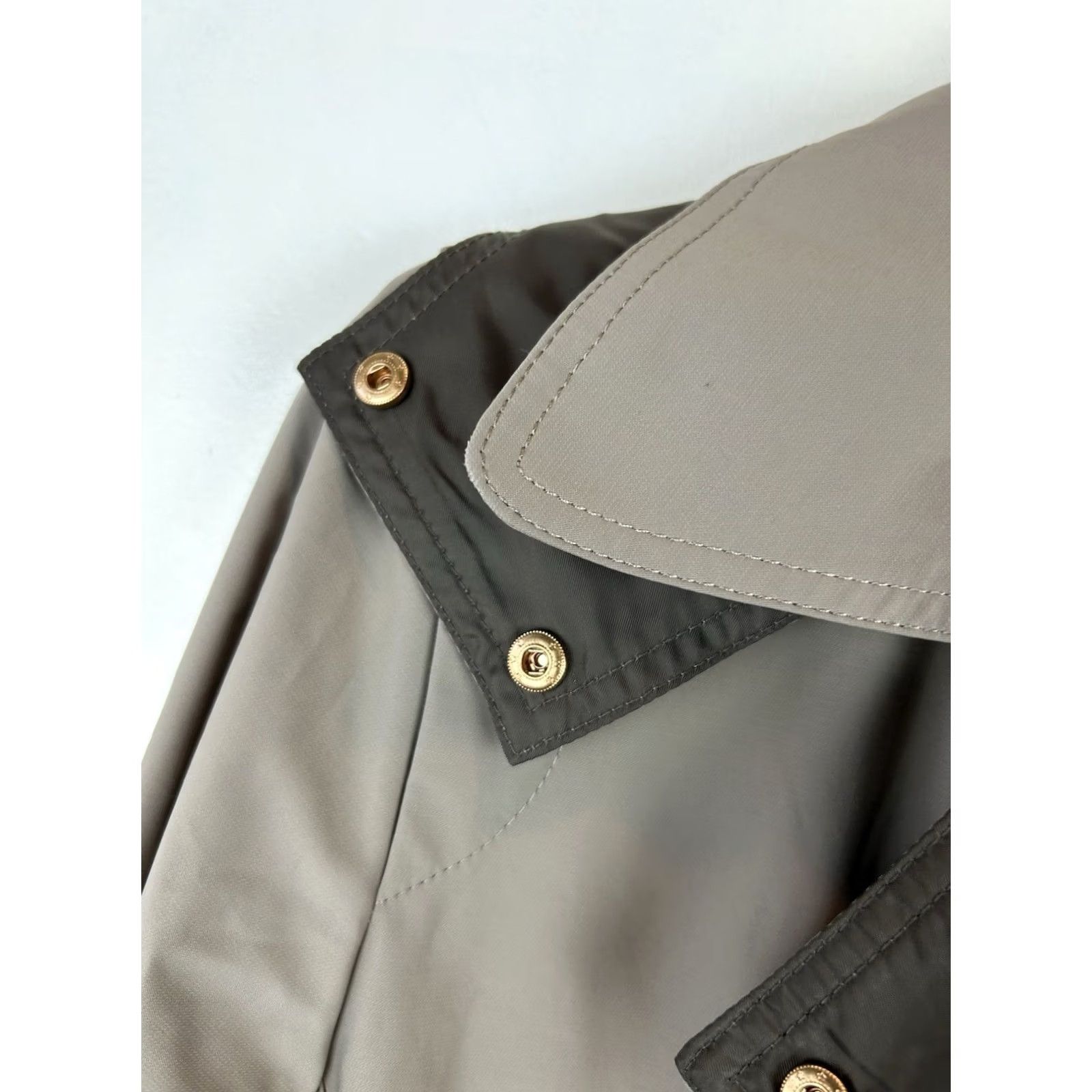 Vince Camuto Vince Camuto Trench Coat Womens Small Zip Belted Dark Red Wine Belted Classic Designer Coat Womens Size S / US 4 / IT 40 - 5 Thumbnail