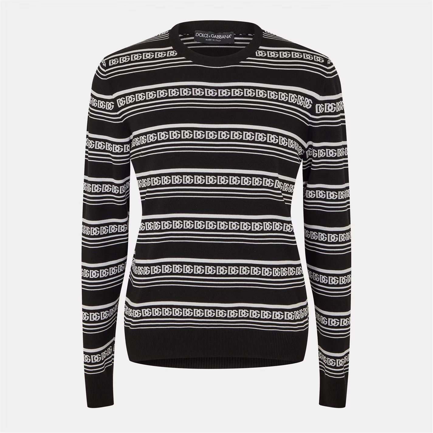 Dolce & Gabbana o1g2r1mq0426 Crew Neck Jumper in Multicolor Size US XL / EU 56 / 4 - 1 Thumbnail