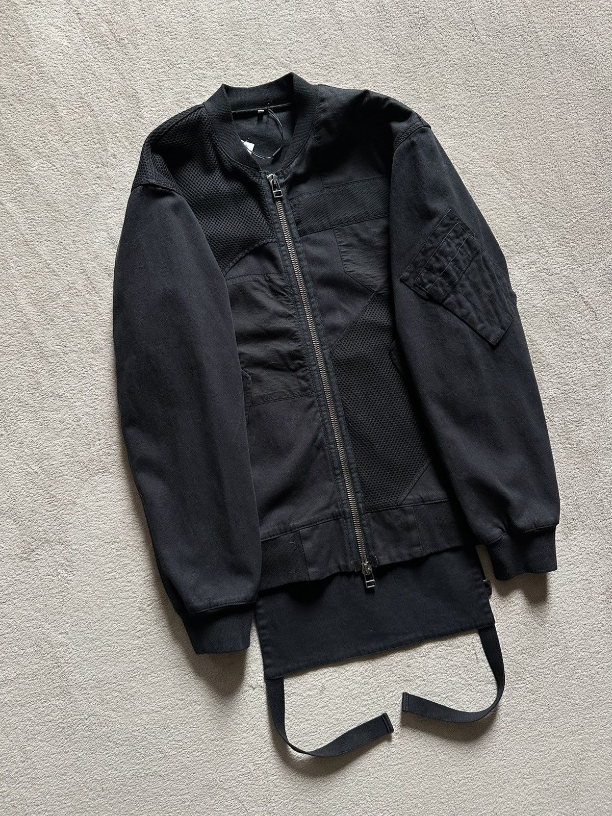 Helmut Lang Helmut Lang H01HM402 Patchwork Bomber Mesh/Straps Size Small Size US S / EU 44-46 / 1 - 3 Thumbnail