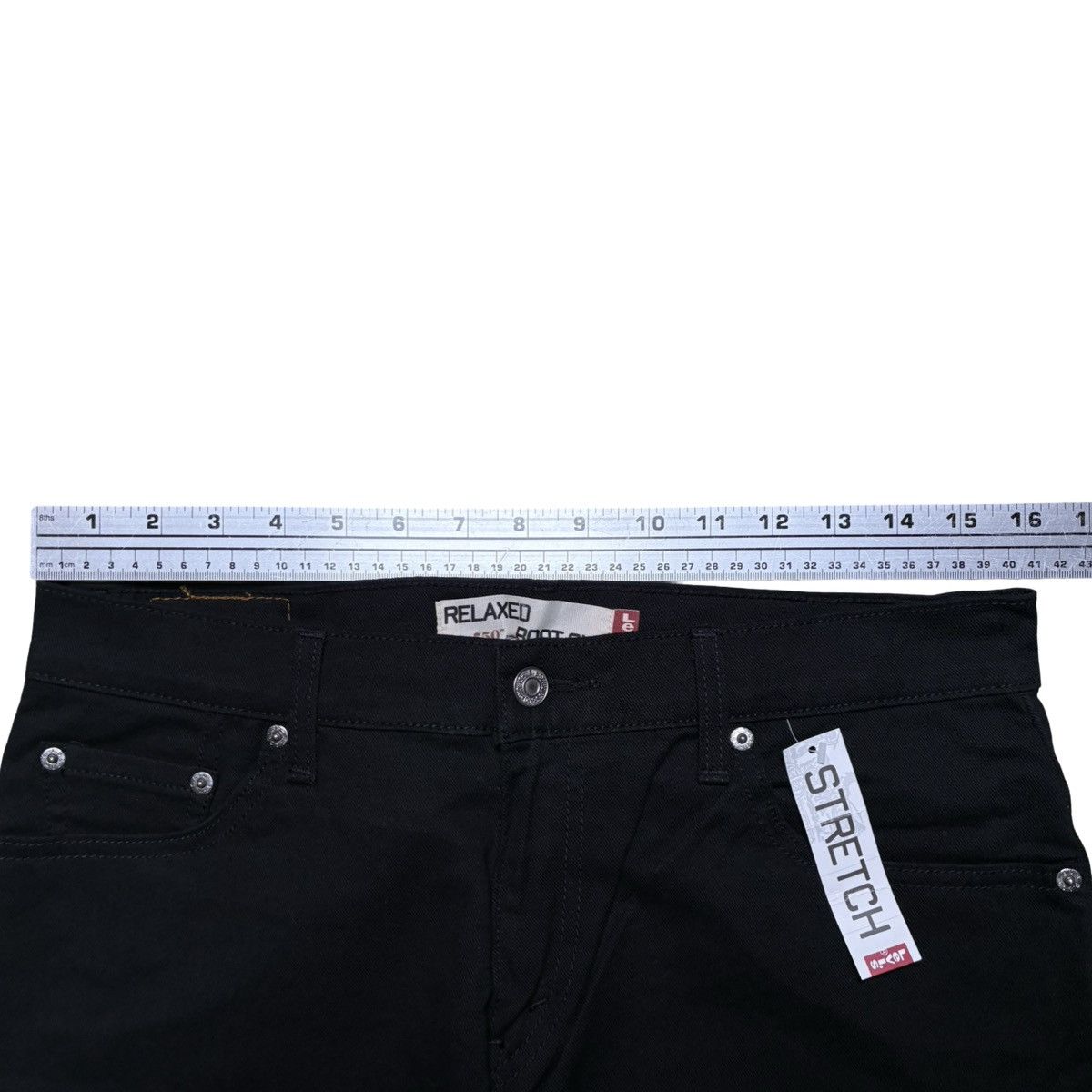 Levi's Levis 550 Women’s Jeans 12S Petite BLACK Boot Cut Jeans NWT Size 34" / US 12 / IT 48 - 5 Thumbnail