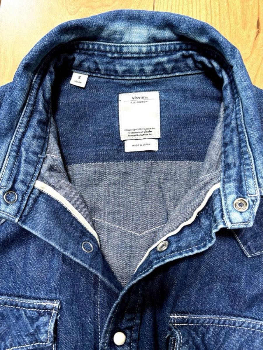 Visvim Western Denim Button Up Shirt Size US M / EU 48-50 / 2 - 3 Thumbnail