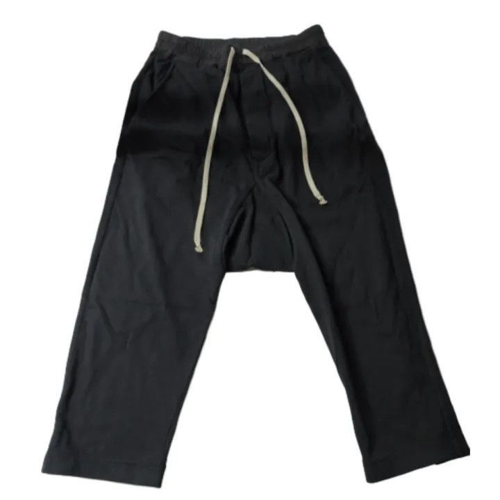 Rick Owens Rick Owens Comfortable Black Cotton Pants -2508 Size US 27 - 1 Thumbnail