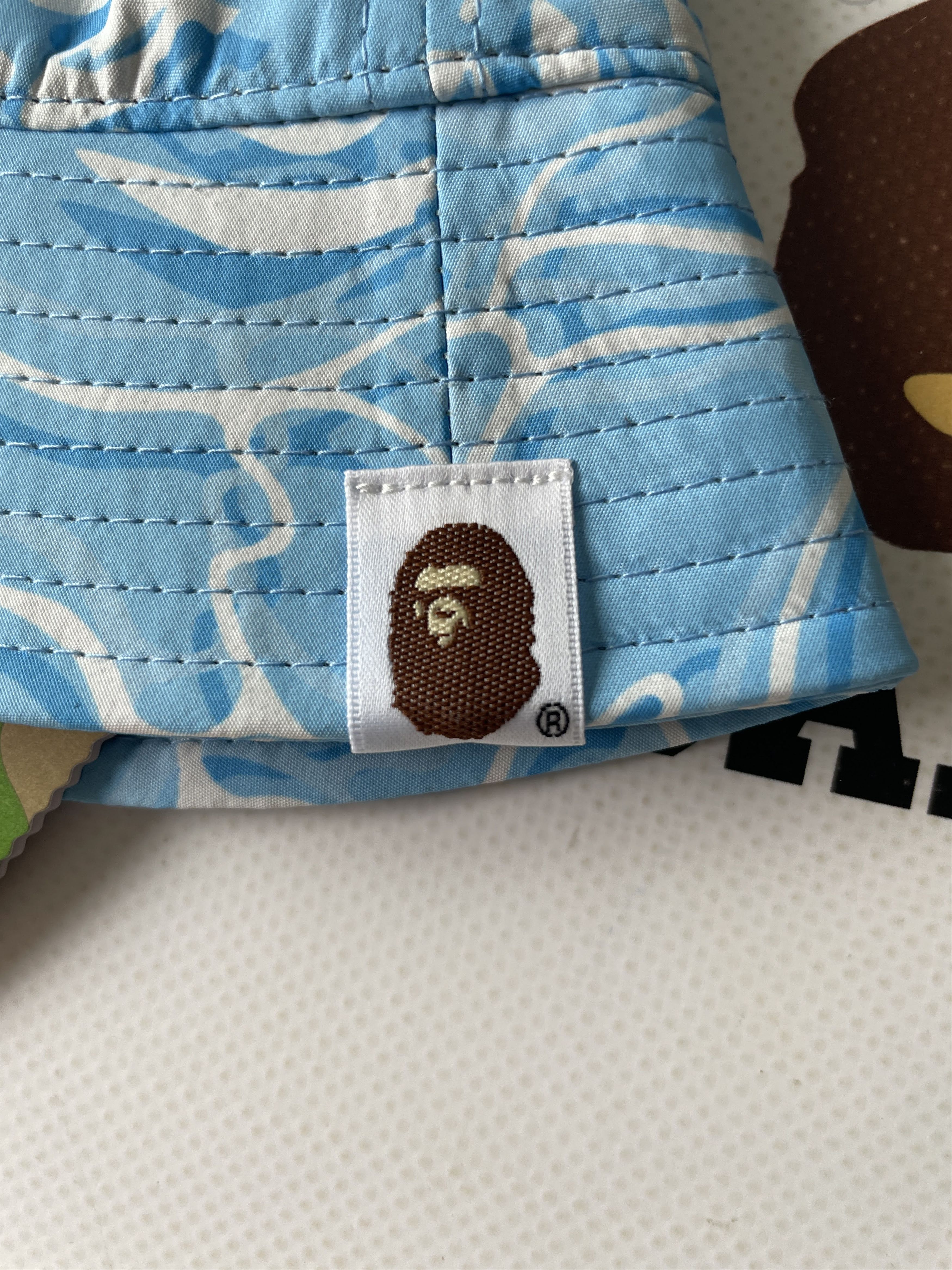 Bape ABC SEA SURFACE CAMO BUCKET HAT Size ONE SIZE - 6 Thumbnail