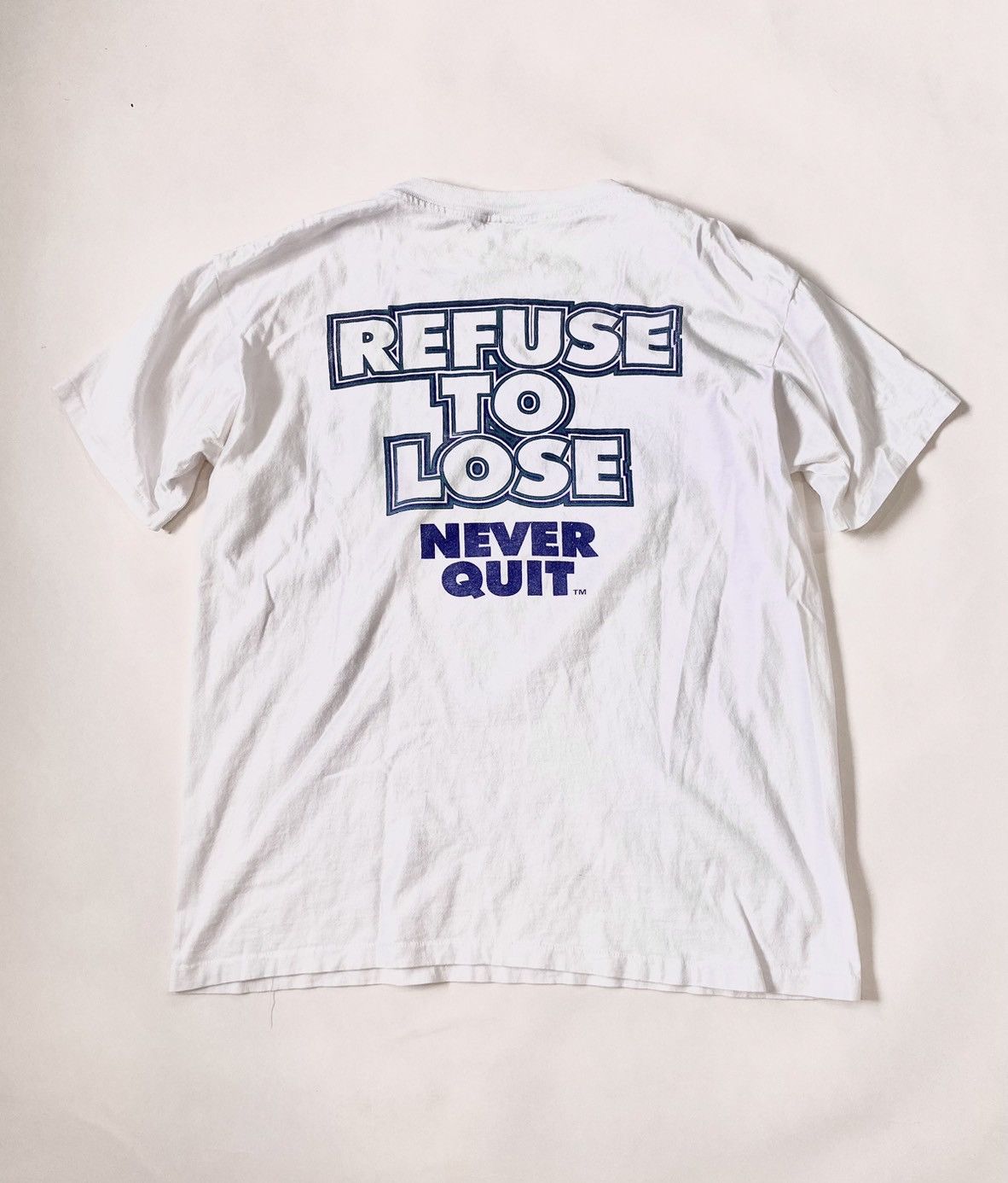 Japanese Brand × Vintage Vtg Slogan Tee Size US L / EU 52-54 / 3 - 5 Thumbnail