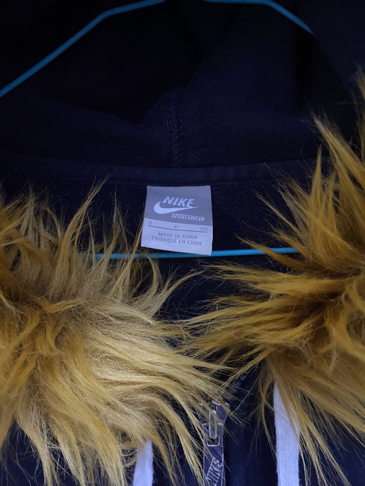 If Six Was Nine × Le Grande Bleu (L.G.B.) × Nike 💥Fur💥Nike Speelout Zipper Fur Hoodie LGB Style Size US L / EU 52-54 / 3 - 5 Thumbnail