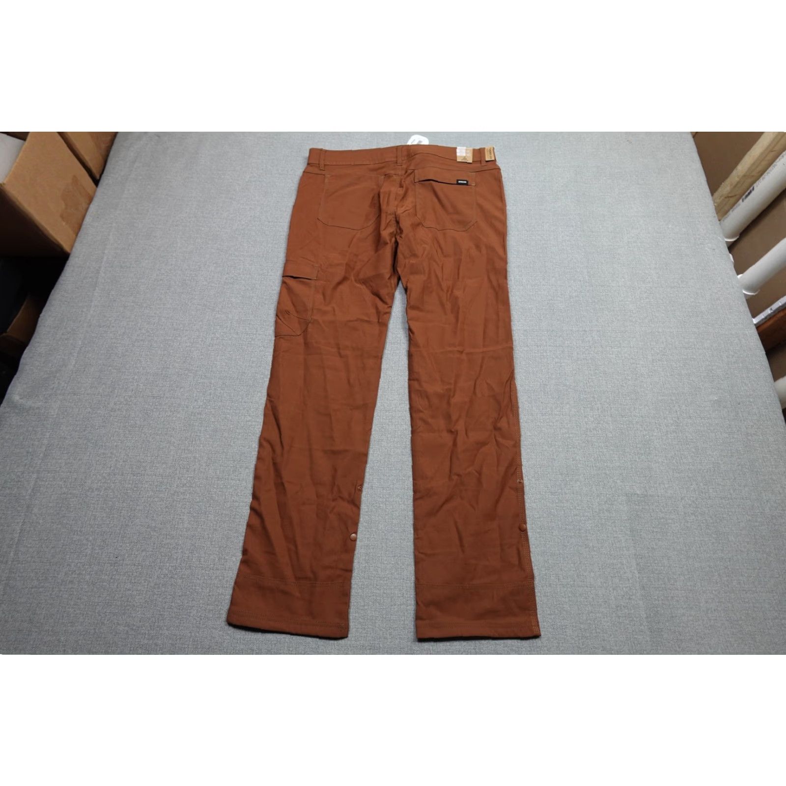 Prana prAna Stretch Zion Slim Pant II Men 38x34 Brown Hiking Travel Khakis Outdoor NWT Size US 38 / EU 54 - 4 Thumbnail